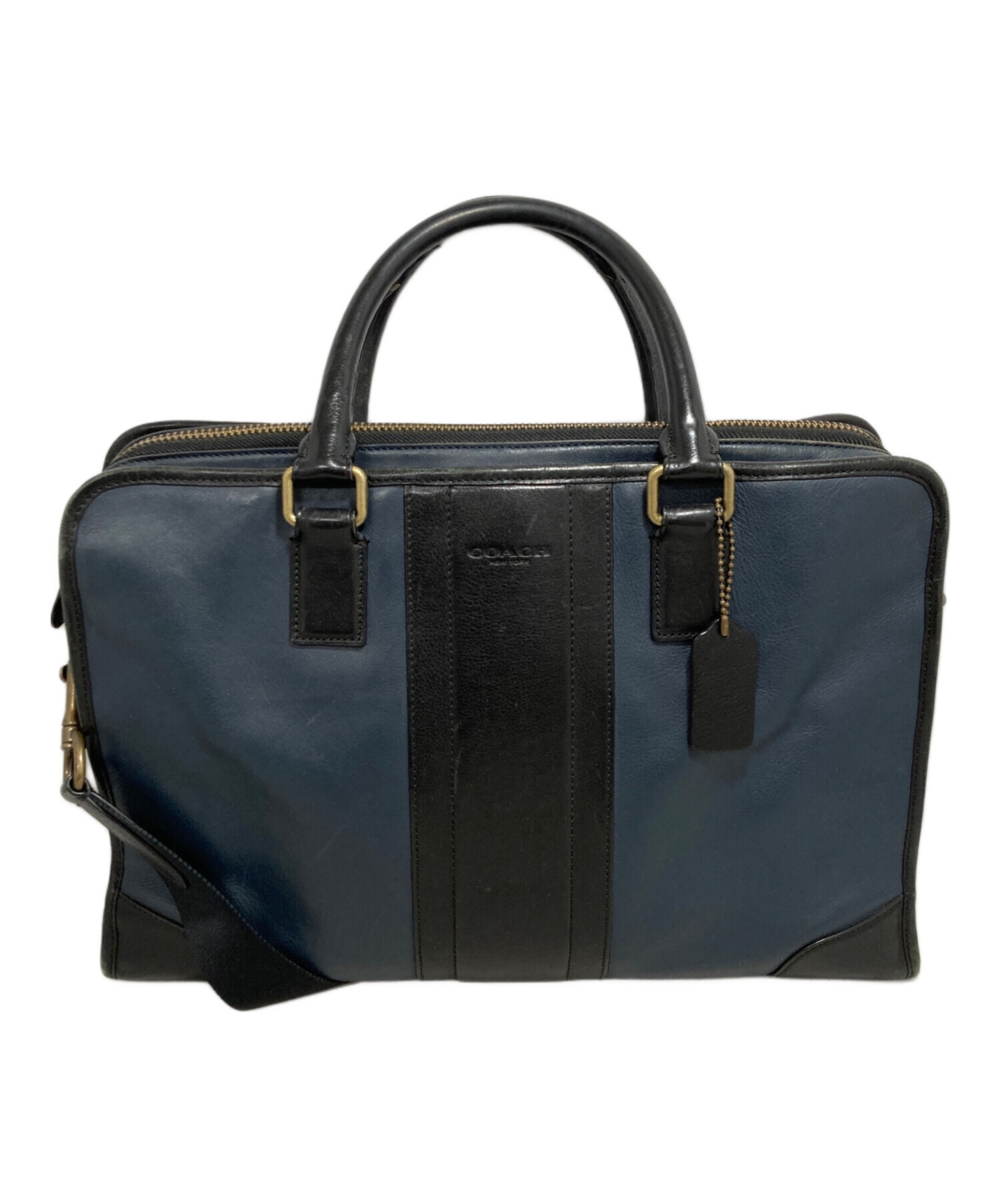 中古・古着通販】COACH (コーチ) ブリーフケース ネイビー｜ブランド