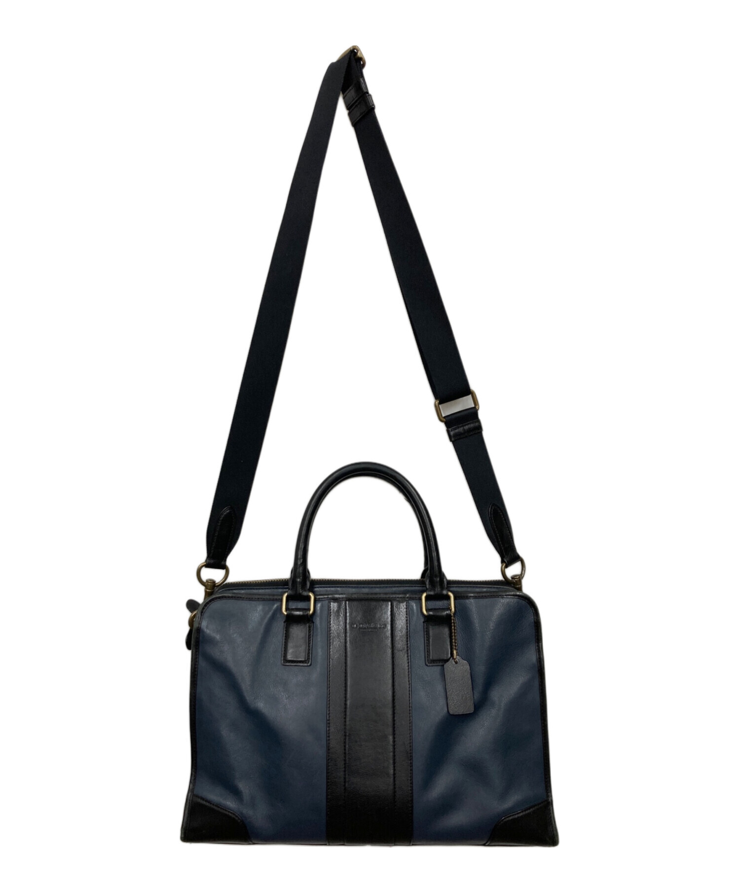 中古・古着通販】COACH (コーチ) ブリーフケース ネイビー｜ブランド