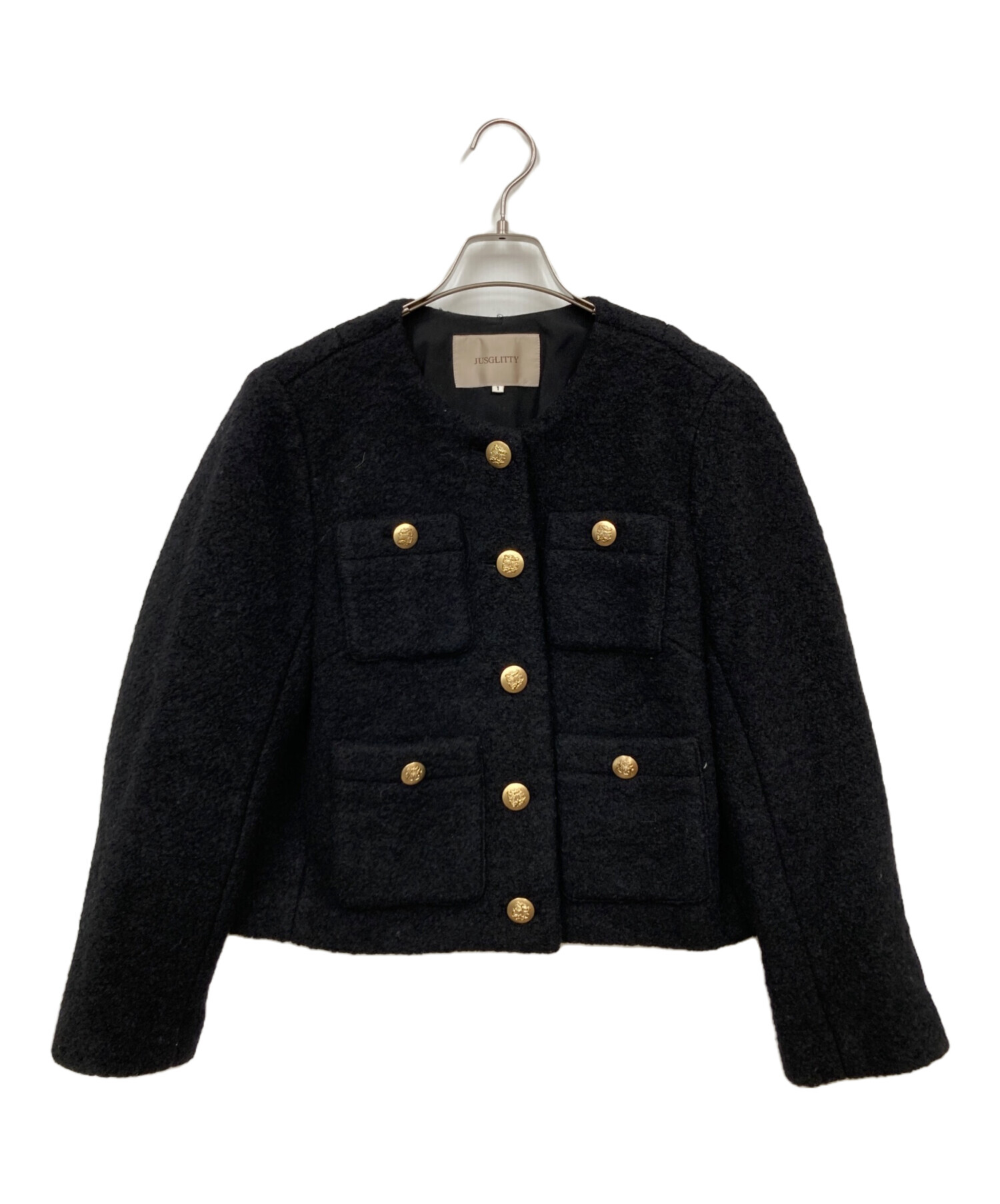 JUSGLITTY ♡ブークレジャコット 中古・古着通販】JUSGLITTY (ジャスグリッティー) ブークレジャコット