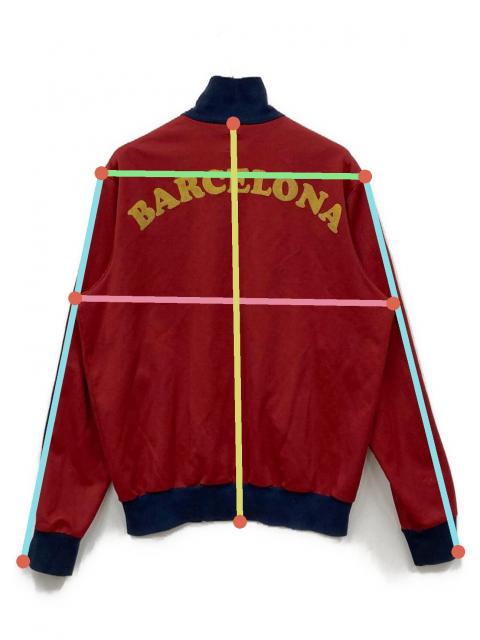 中古・古着通販】adidas (アディダス) トラックジャケット レッド