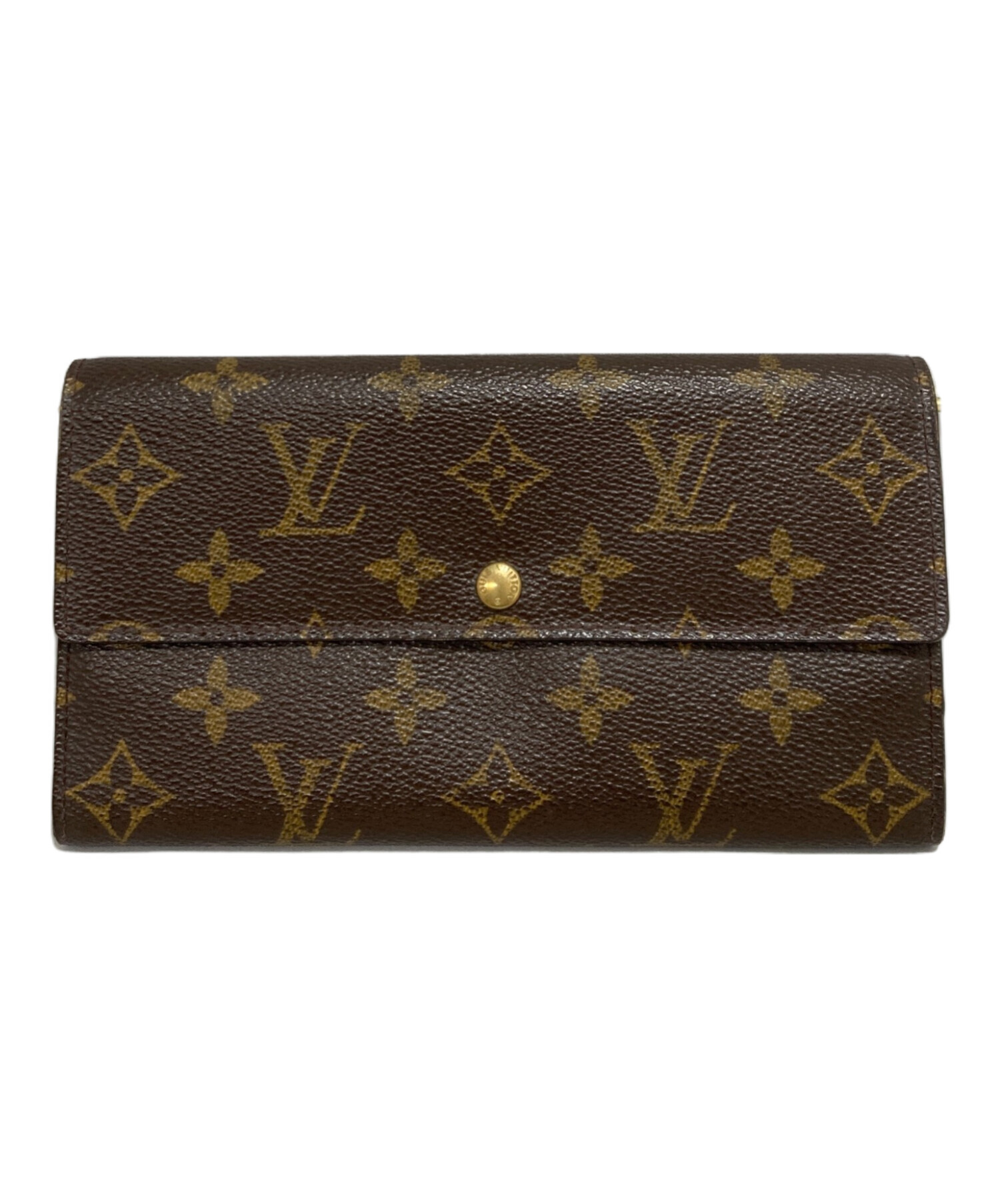 中古・古着通販】LOUIS VUITTON (ルイ ヴィトン) 長財布 ブラウン