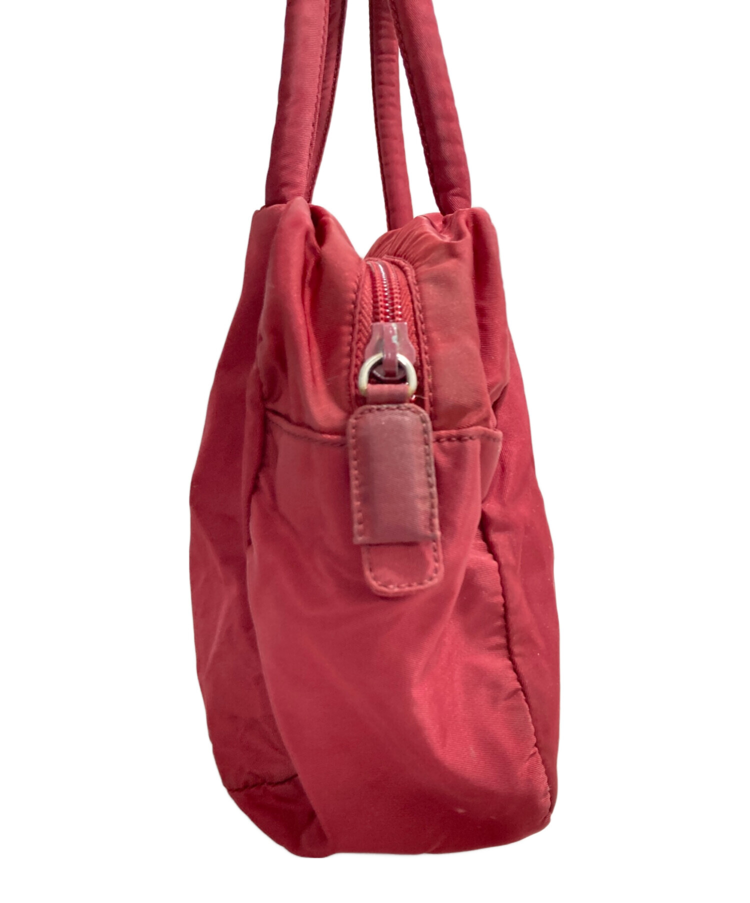 中古・古着通販】PRADA (プラダ) ハンドバッグ レッド｜ブランド・古着