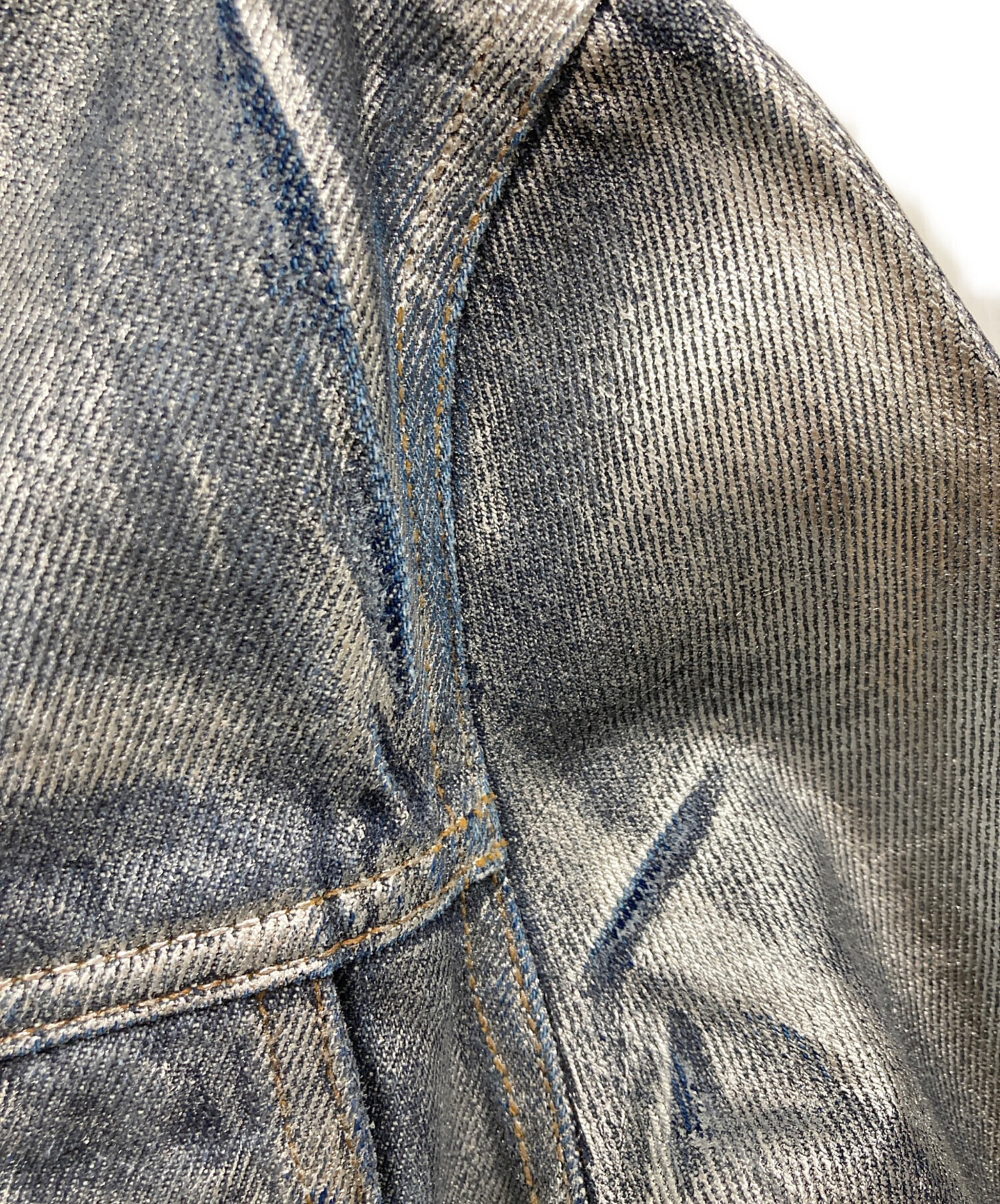 中古・古着通販】MSGM (エムエスジーエム) コーティングデニム