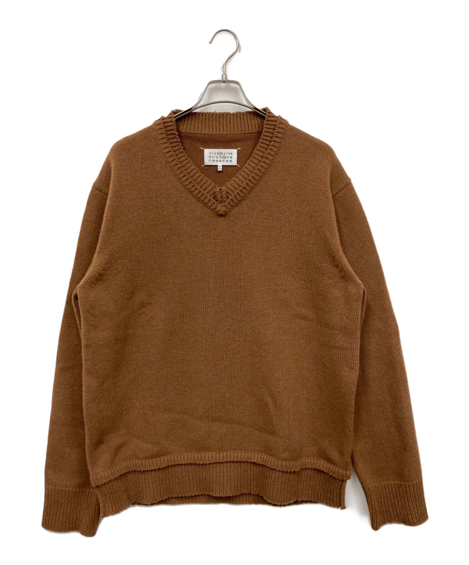 Maison Margielaエルボーパッチ Vネック ニットカーディガン 【公式通販】