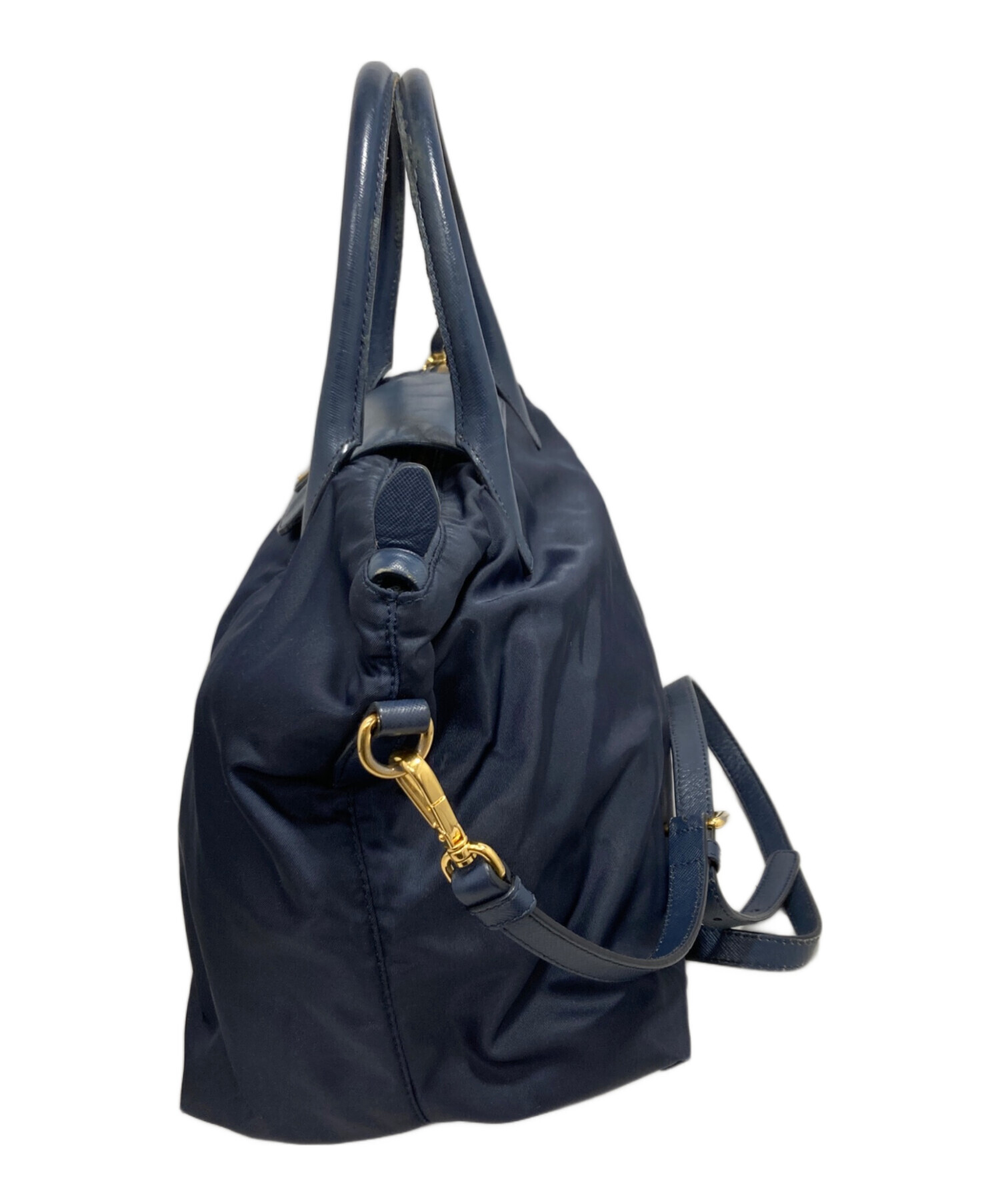 中古・古着通販】PRADA (プラダ) 2WAYバッグ ネイビー｜ブランド・古着