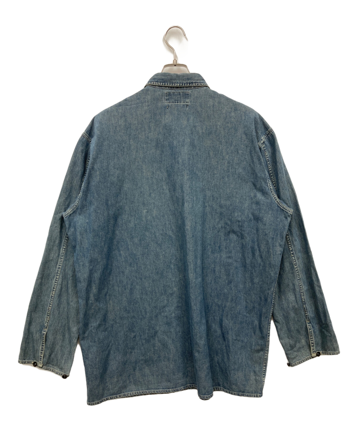 中古・古着通販】RRL (ダブルアールエル) デニムプルオーバーシャツ