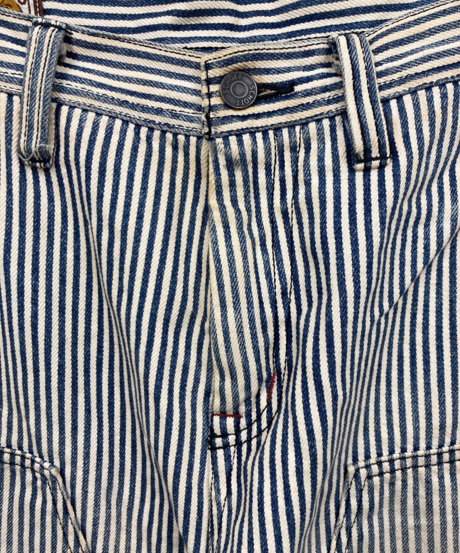 中古・古着通販】Schott (ショット) ダブルニー ヒッコリーパンツ