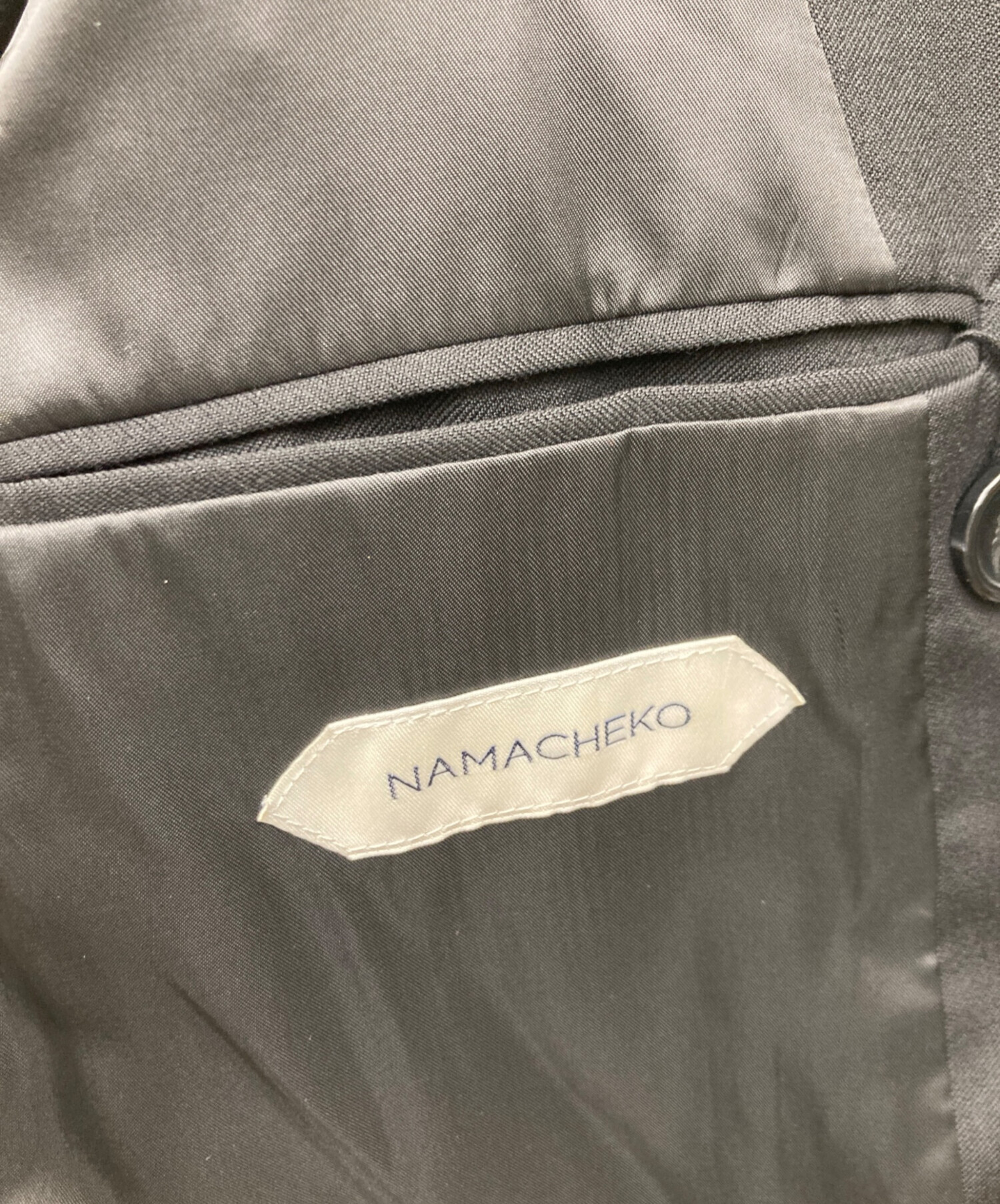 中古・古着通販】NAMACHEKO (ナマチェコ) ダブルラペルドジャケット 
