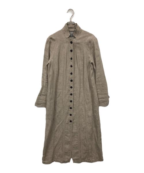 中古・古着通販】GIEDRIUS (ギェドリュス) リネンワンピース ベージュ