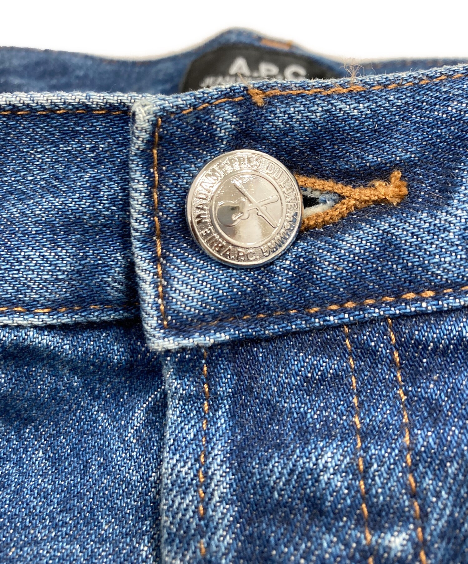 中古・古着通販】A.P.C. (アーペーセー) デニムパンツ ブルー サイズ
