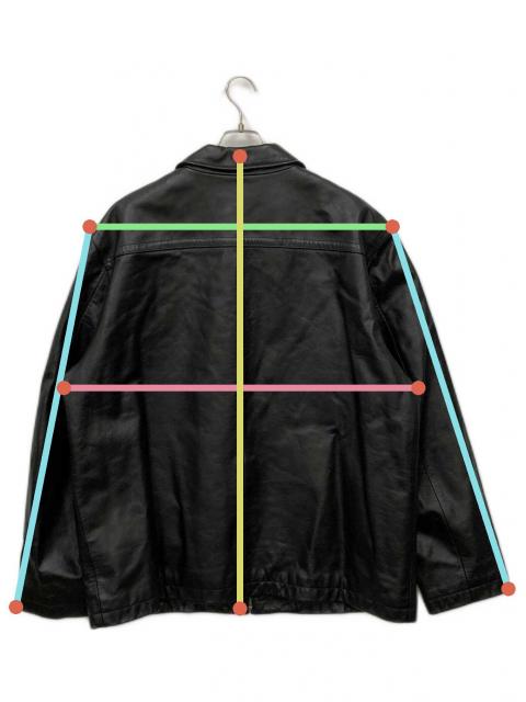 古着 GAP/ 本革ジップアップレザージャケット / 牛革/ サイズXL 中古・古着通販】GAP (ギャップ) レザージャケット ブラック サイズ:XL