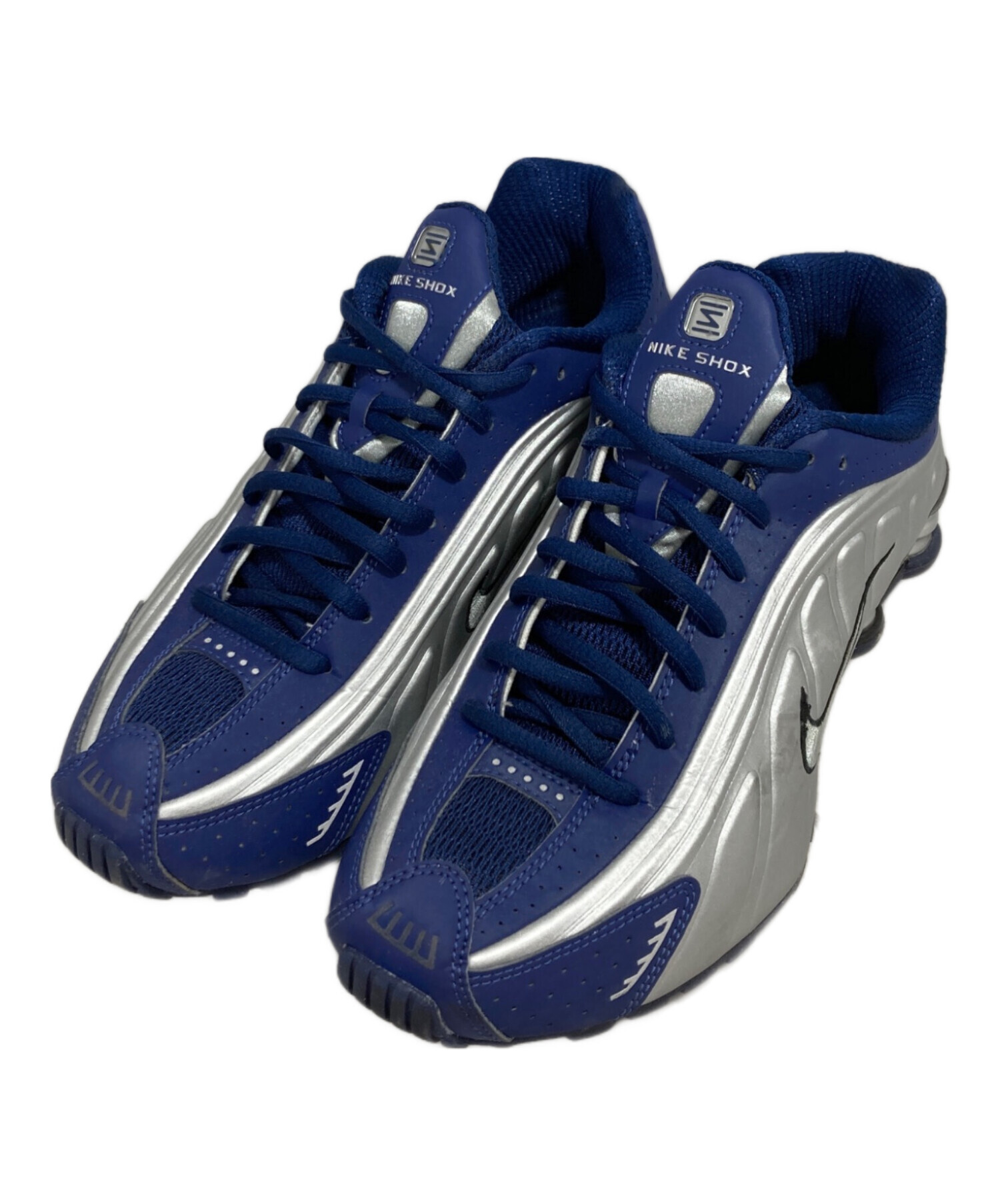 中古・古着通販】NIKE (ナイキ) スニーカー シルバー×ブルー サイズ