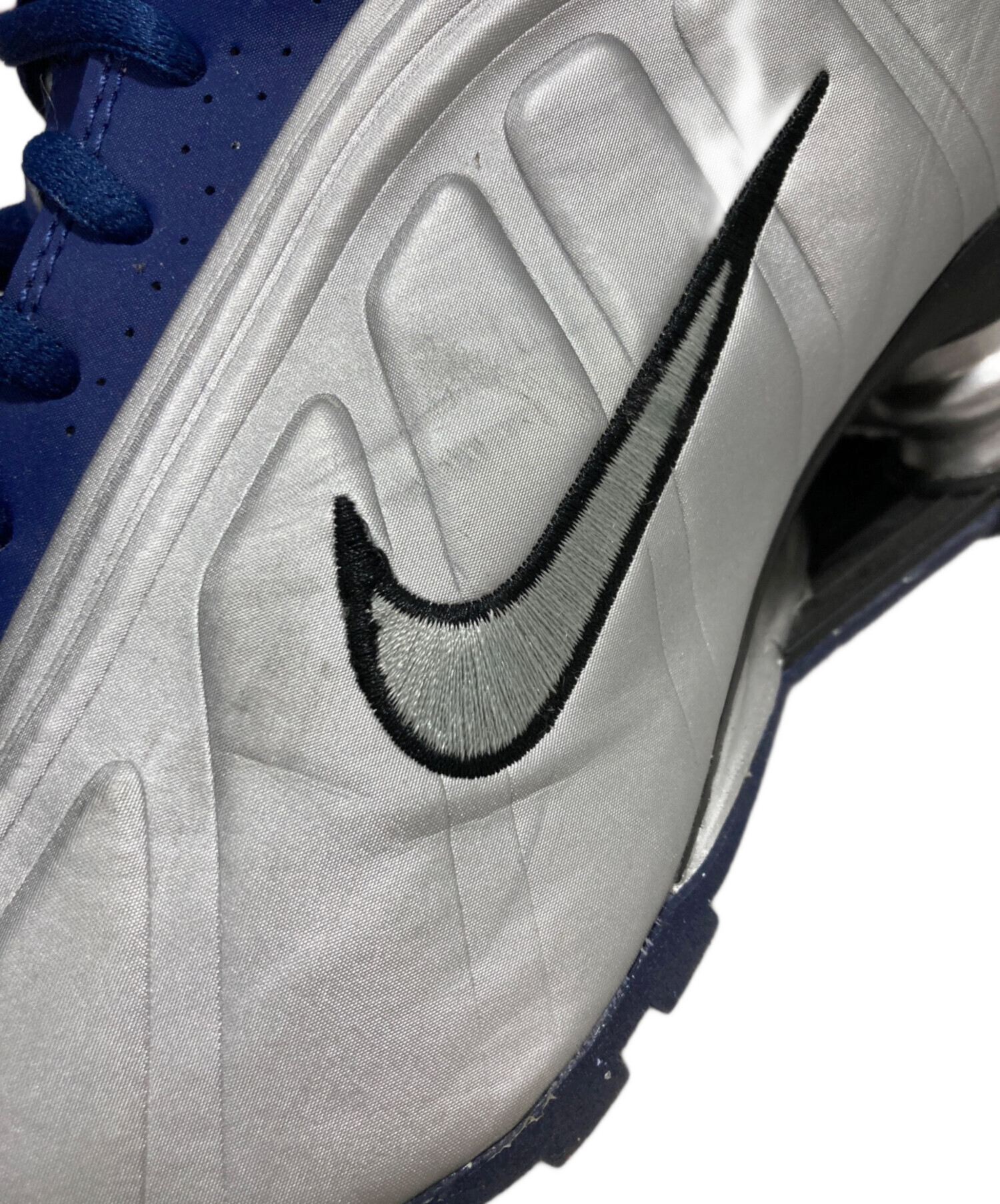 中古・古着通販】NIKE (ナイキ) スニーカー シルバー×ブルー サイズ