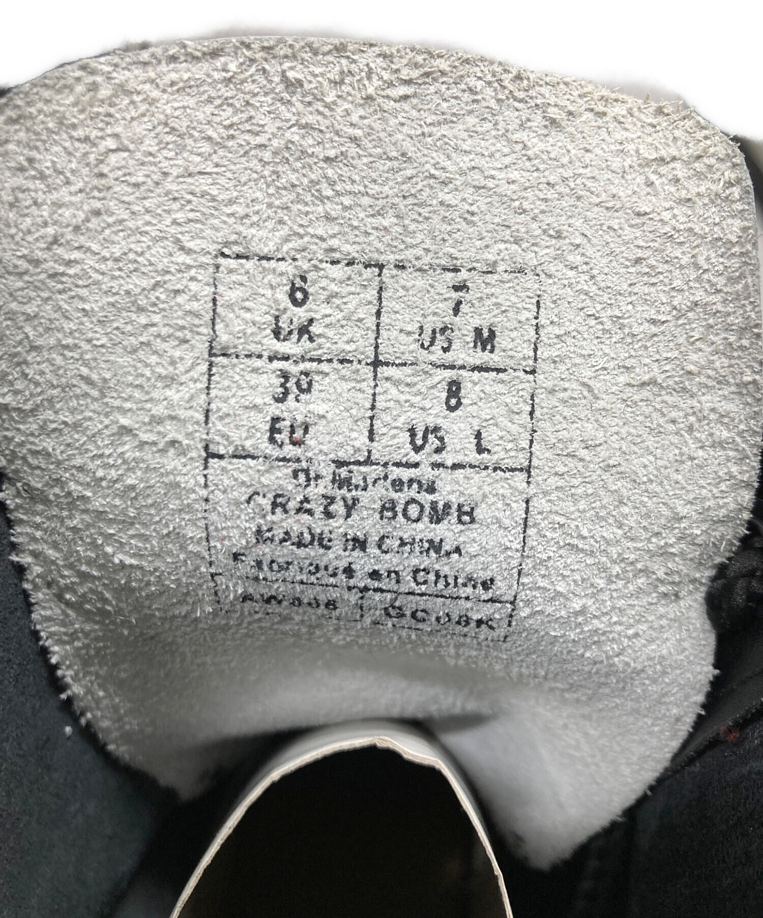 中古・古着通販】Dr.Martens (ドクターマーチン) CRAZY BOMB ブラック
