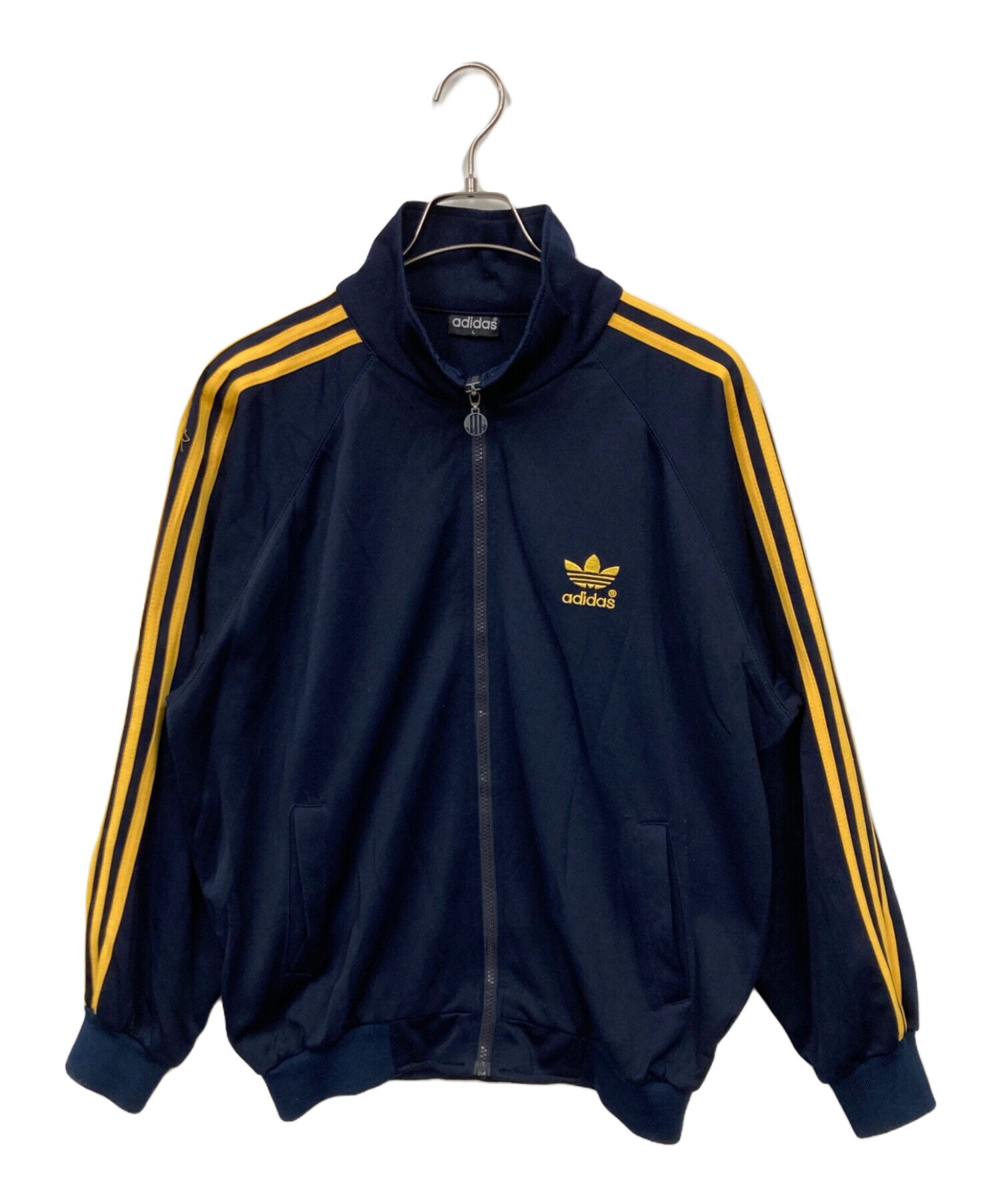 新品未使用 adidas レトロブルゾン(ネイビー) XS トラックジャケット 中古・古着通販】adidas (アディダス) 古着トラックブルゾン ネイビー
