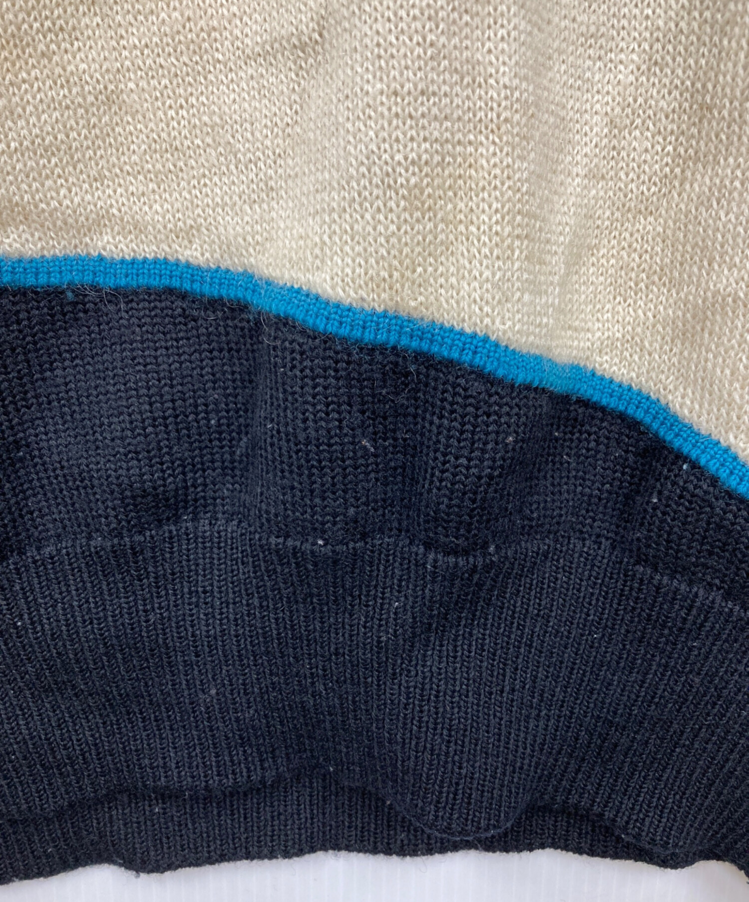 中古・古着通販】ISSEY MIYAKE (イッセイミヤケ) ボーダーニット