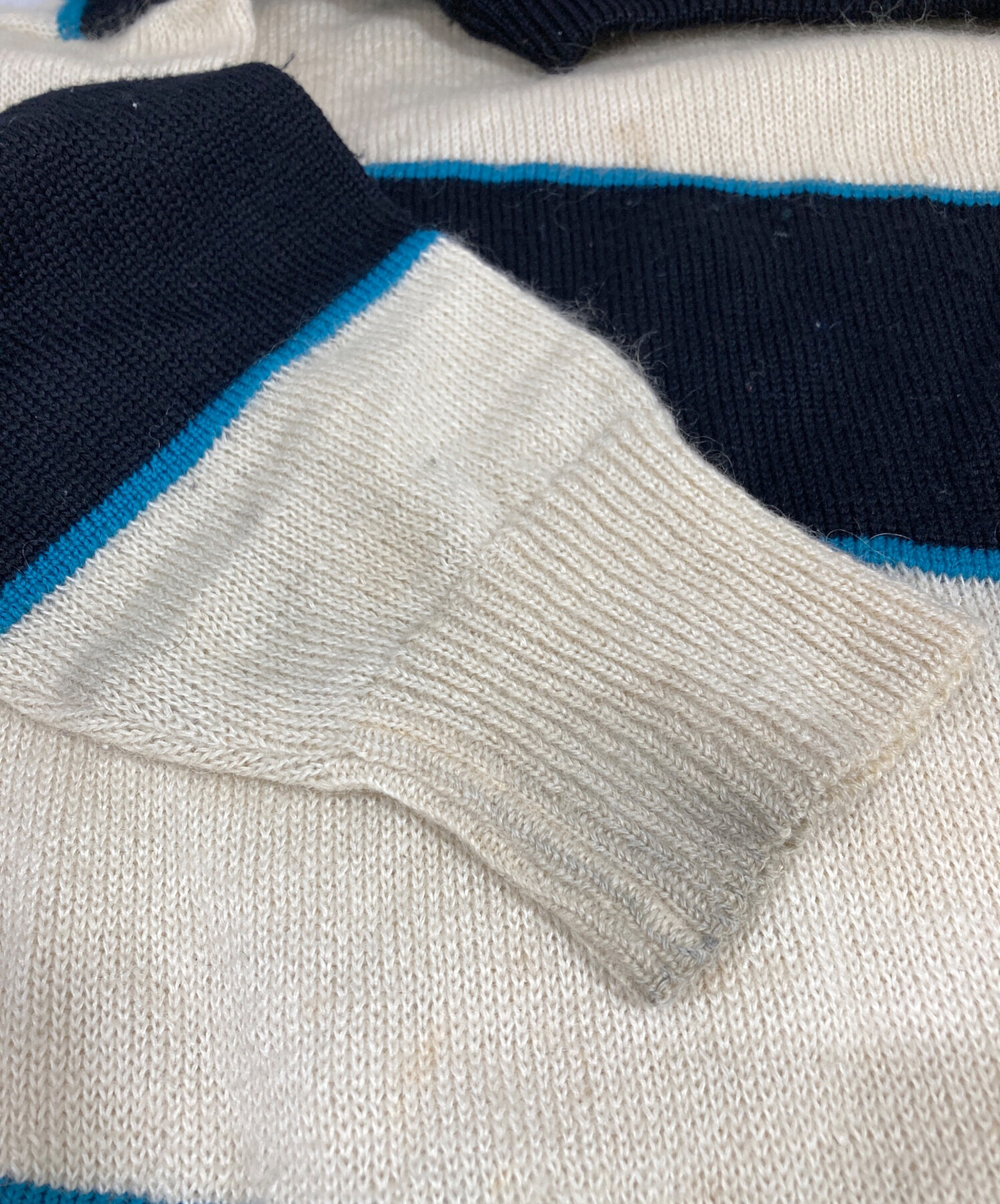 中古・古着通販】ISSEY MIYAKE (イッセイミヤケ) ボーダーニット