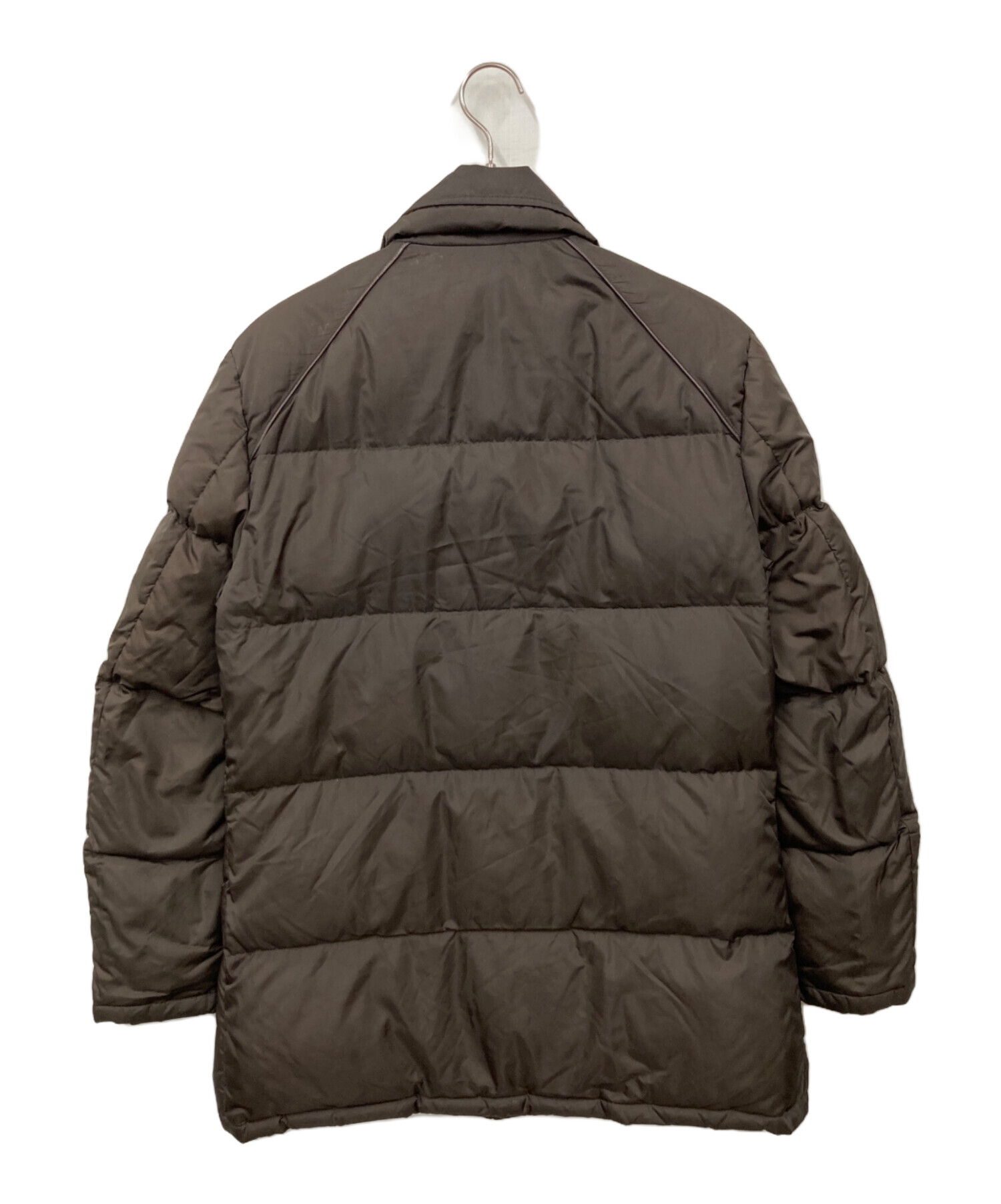 Burberry ブラウン ダウンジャケット サイズ44 中古・古着通販】BURBERRY BLACK LABEL (バーバリーブラックレーベル