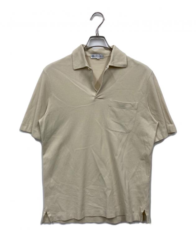 中古・古着通販】LORO PIANA (ロロピアーナ) ポロシャツ ベージュ