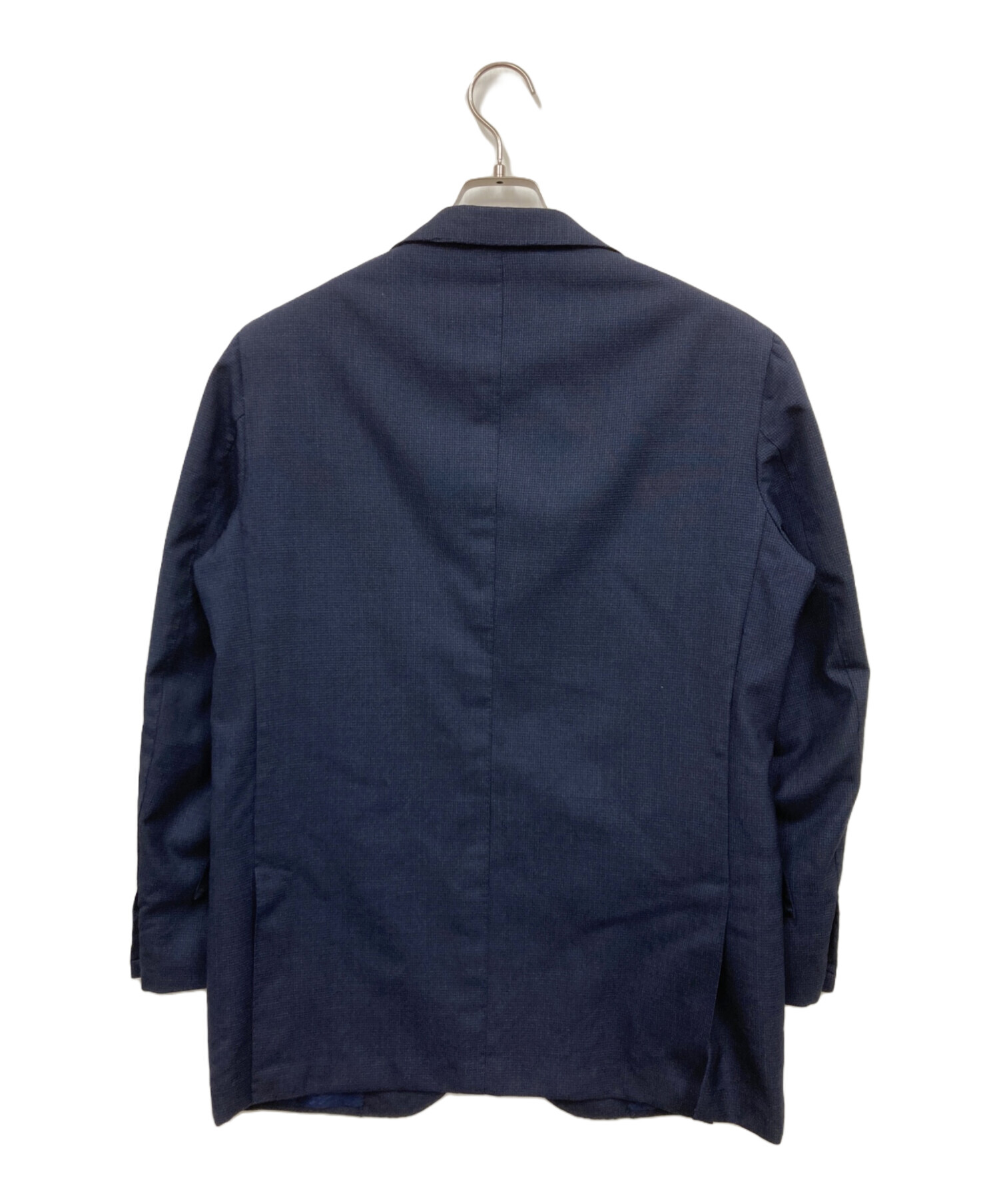 Kiton テーラードジャケット ネイビー コットン100 中古・古着通販】Kiton (キートン) テーラードジャケット ネイビー