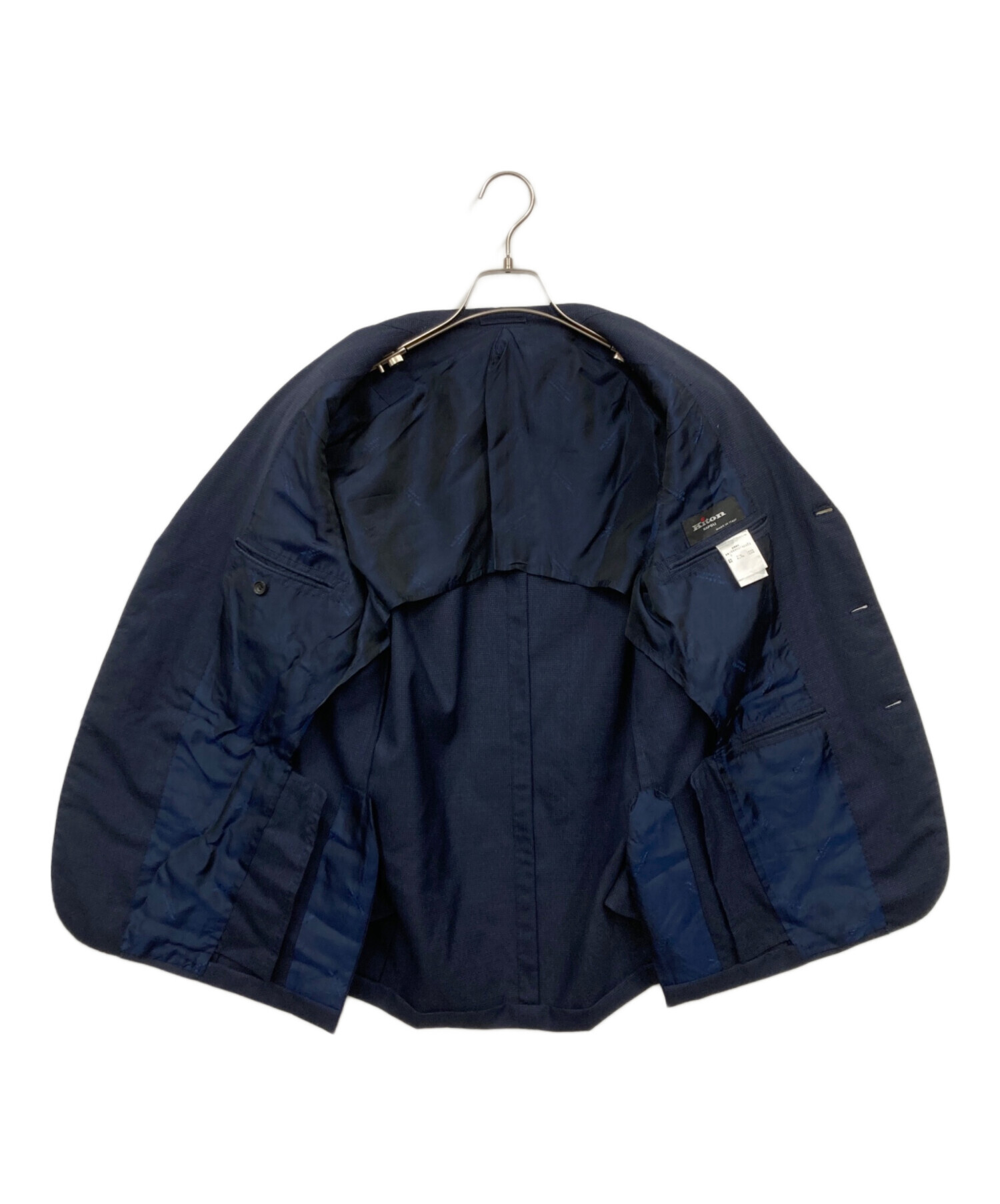 中古・古着通販】Kiton (キートン) テーラードジャケット ネイビー