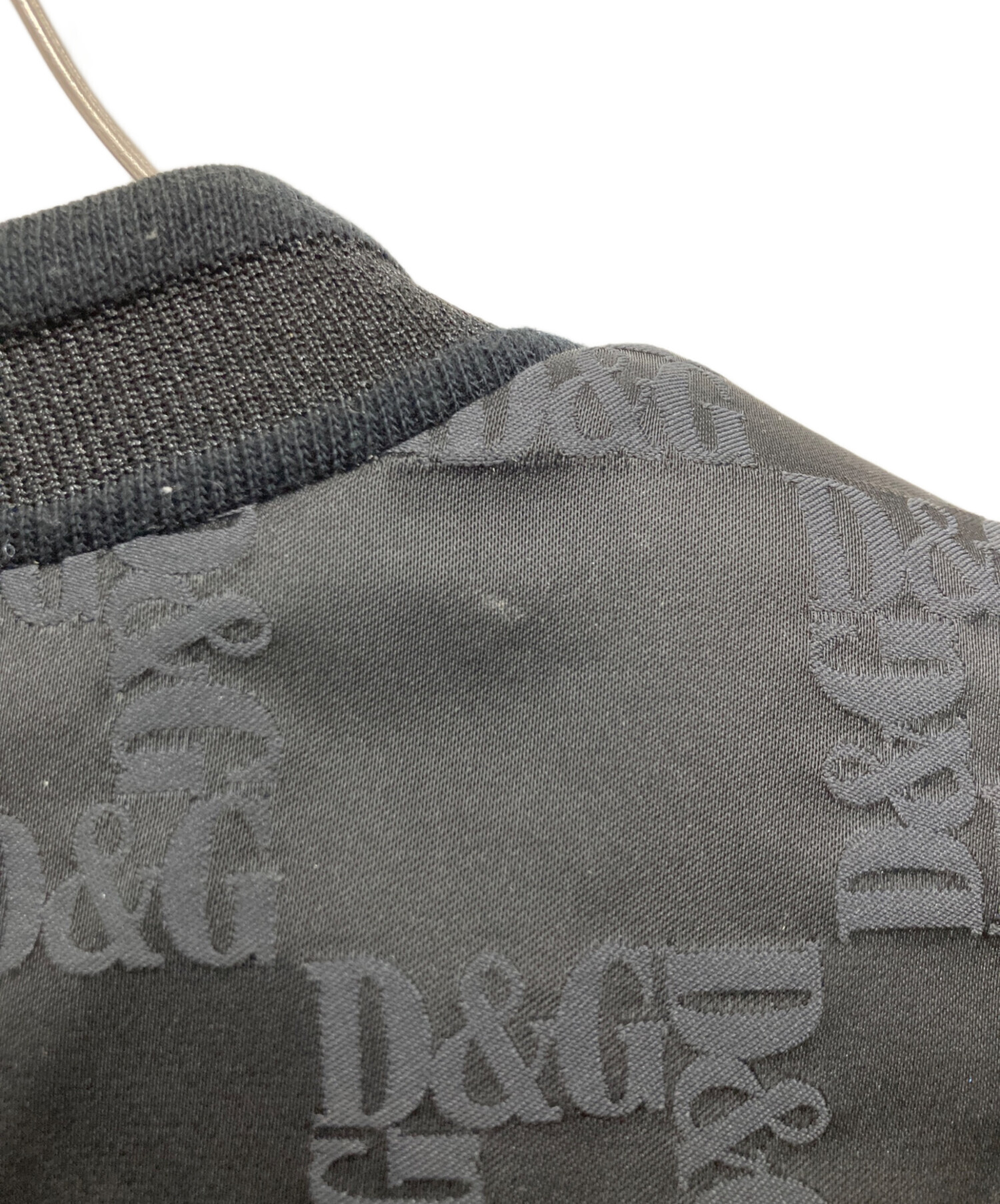 【美品】Dolce & Gabbana ブラック ボンバージャケット サイズ50 Dolce & Gabbana レザーボンバージャケット | ブラック | FARFETCH JP