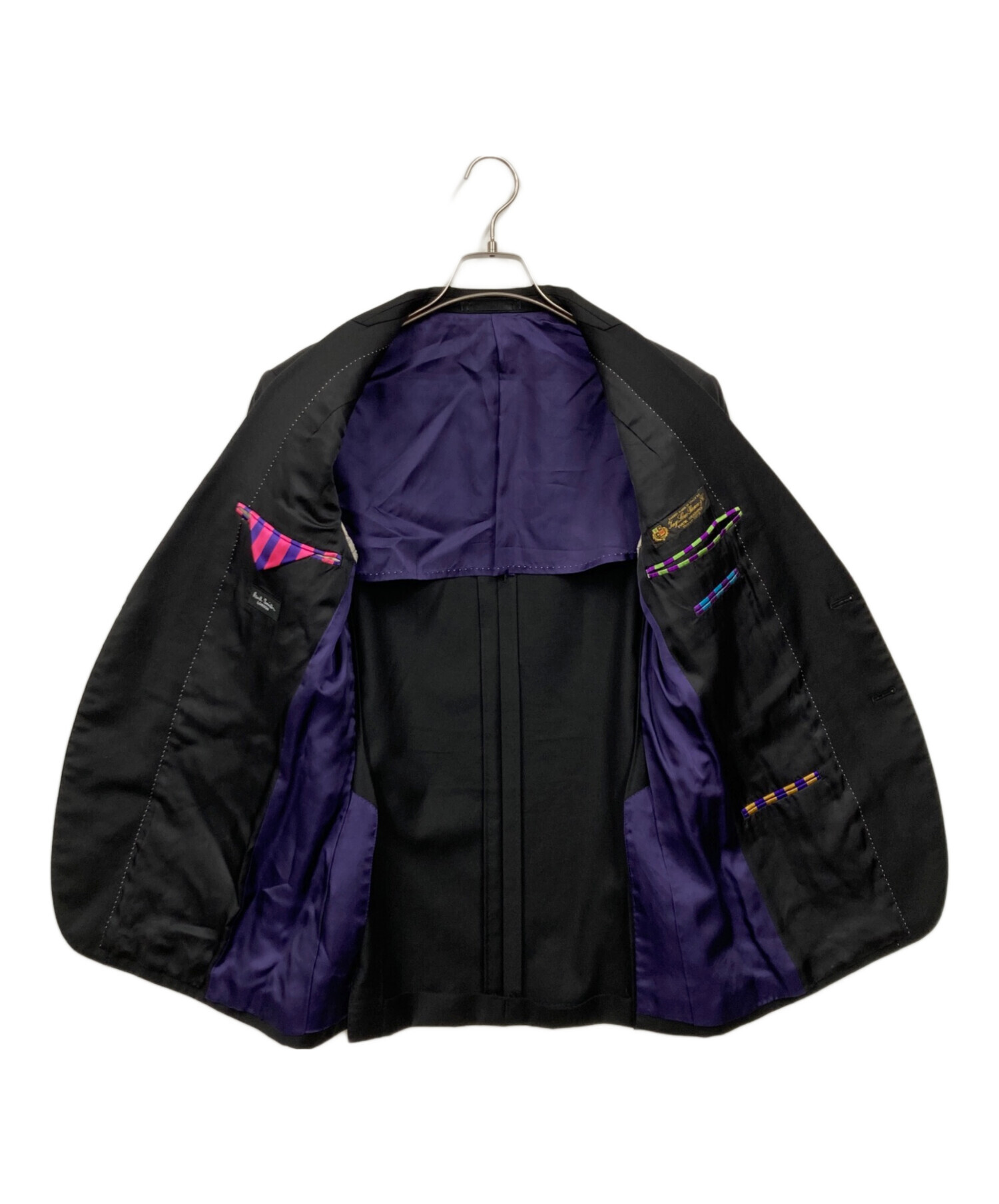 中古・古着通販】PAUL SMITH (ポールスミス) スーツ ブラック サイズ:M