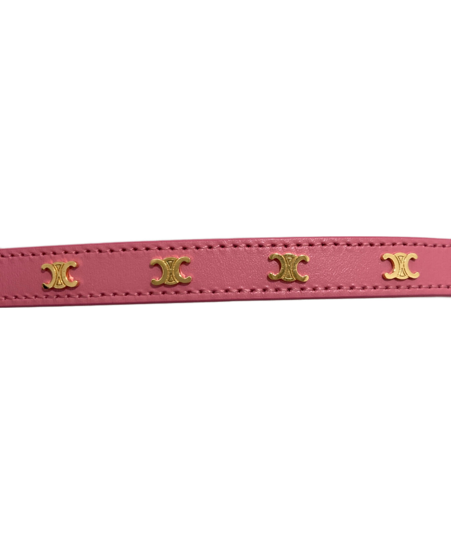 中古・古着通販】CELINE (セリーヌ) Multi Leather Bracelet ピンク