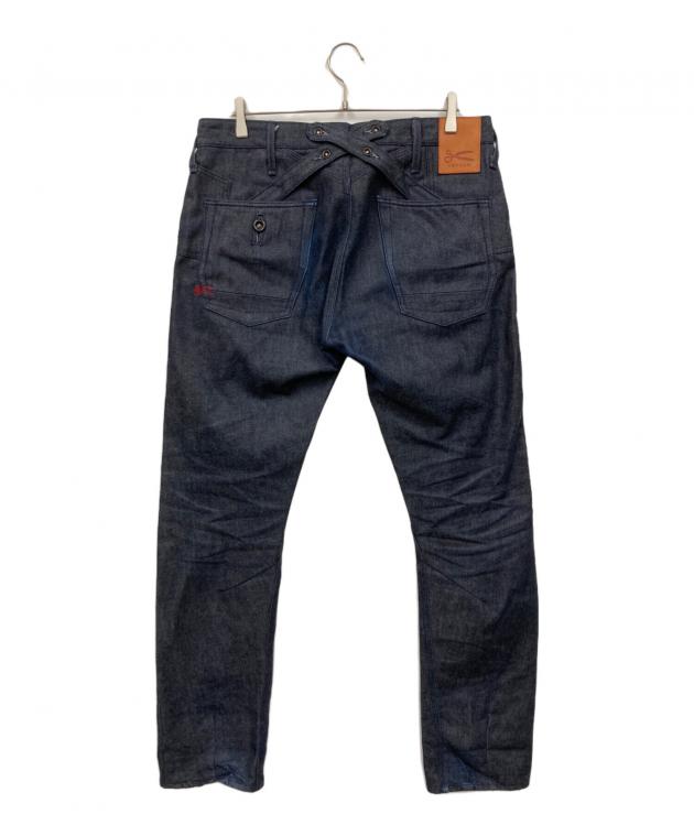中古・古着通販】Denham (デンハム) クロスバック デニムパンツ
