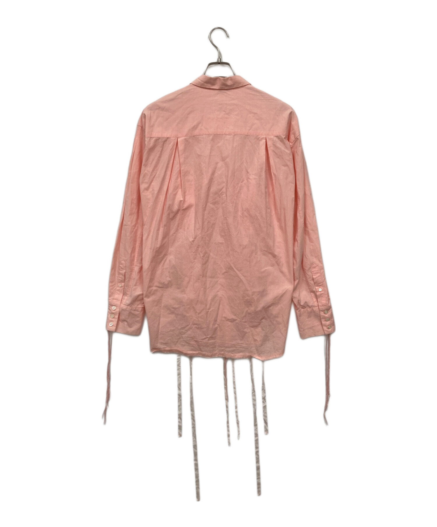 【新品未使用】Midorikawa￼(ミドリカワ) Cut off Shirt 中古・古着通販】Midorikawa (ミドリカワ) WAIST ZIP SHIRTS ピンク