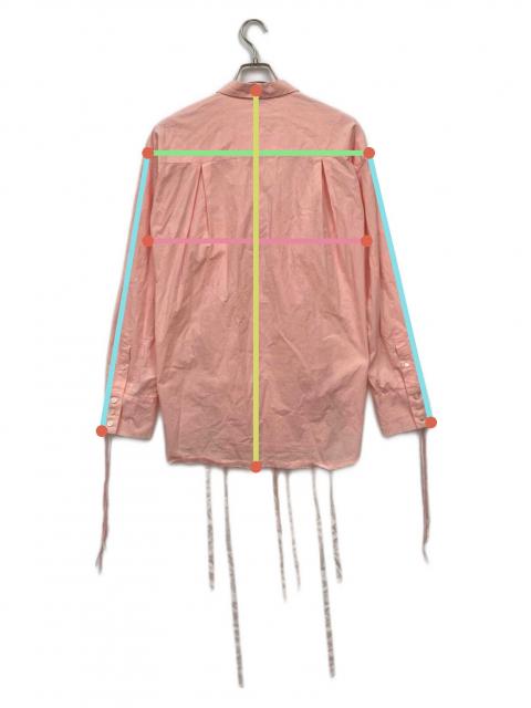 中古・古着通販】Midorikawa (ミドリカワ) WAIST ZIP SHIRTS ピンク