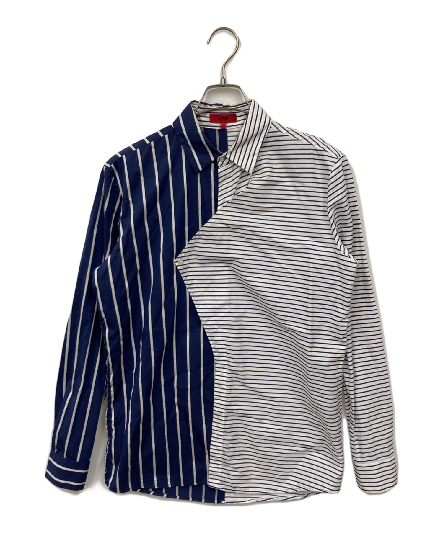 ヒューゴボス【新品タグ付き・未使用】 中古・古着通販】HUGO BOSS (ヒューゴ ボス) デザインシャツ ブルー