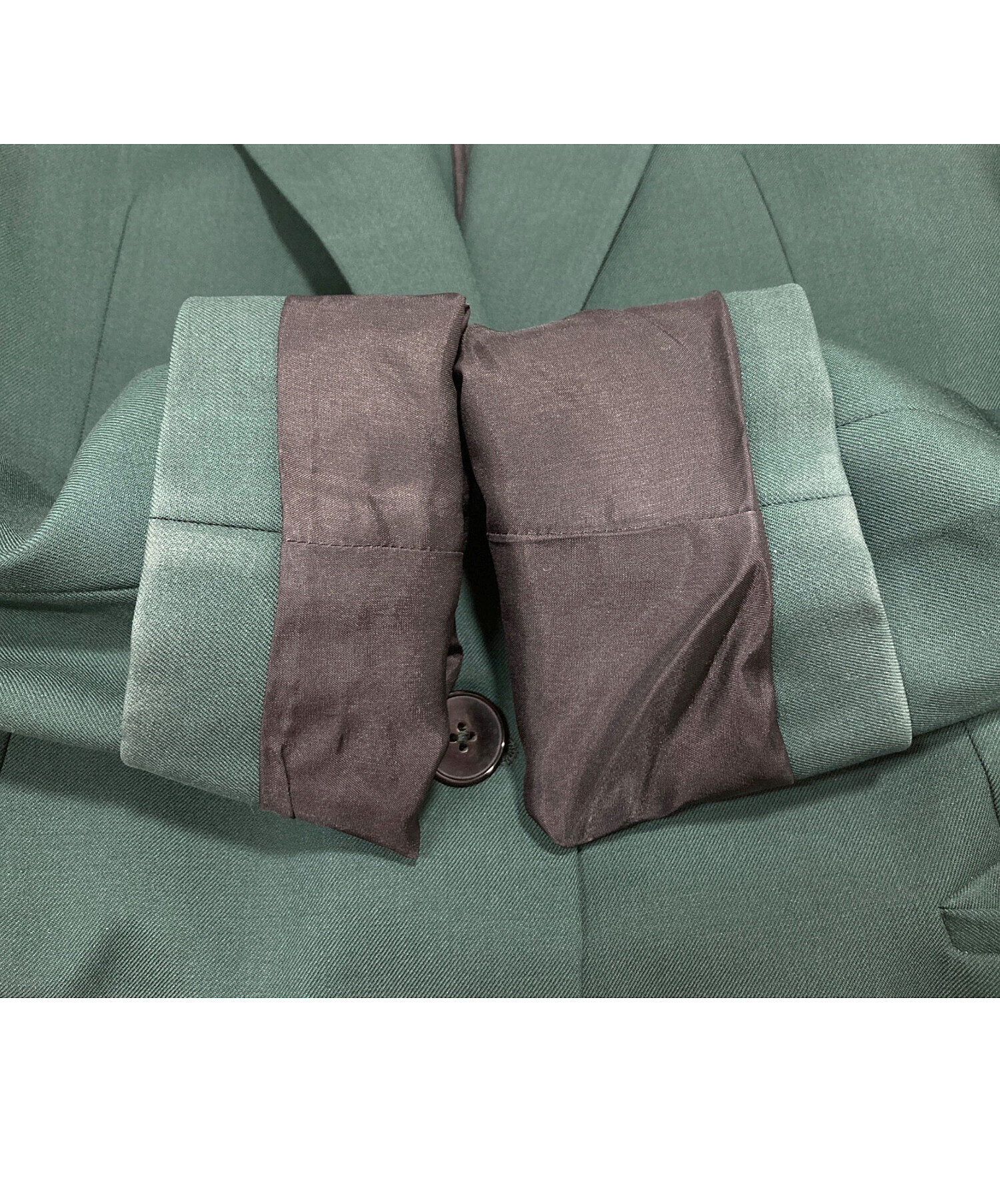 JIL SANDER【S】イタリア製 カシミヤ テーラード ジャケット グリーン 中古・古着通販】JIL SANDER (ジルサンダー) テーラードジャケット