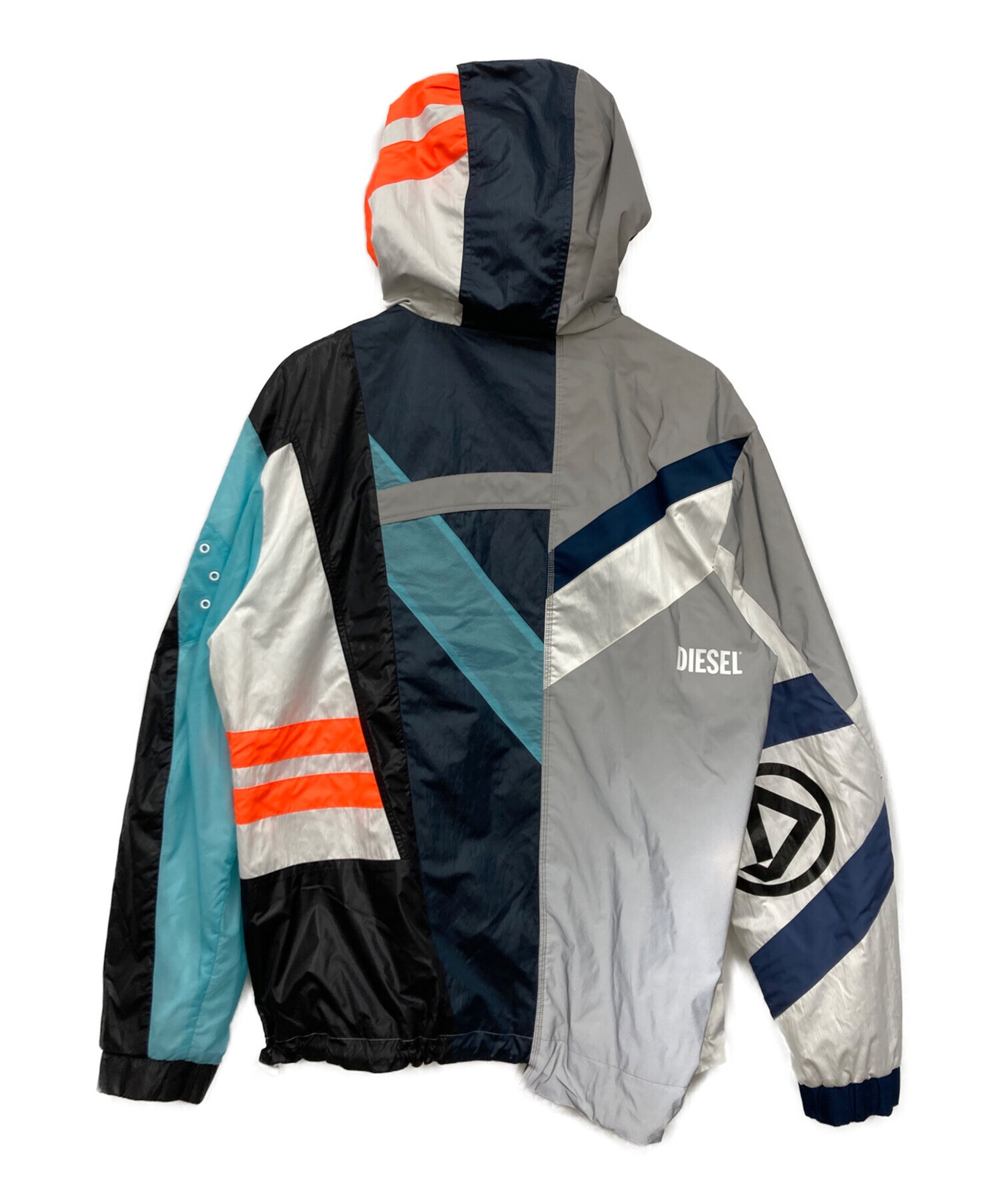 ま*す様 【DIESEL】パーカー メンズ 古着 中古・古着通販】DIESEL (ディーゼル) ナイロンパーカー グレー サイズ