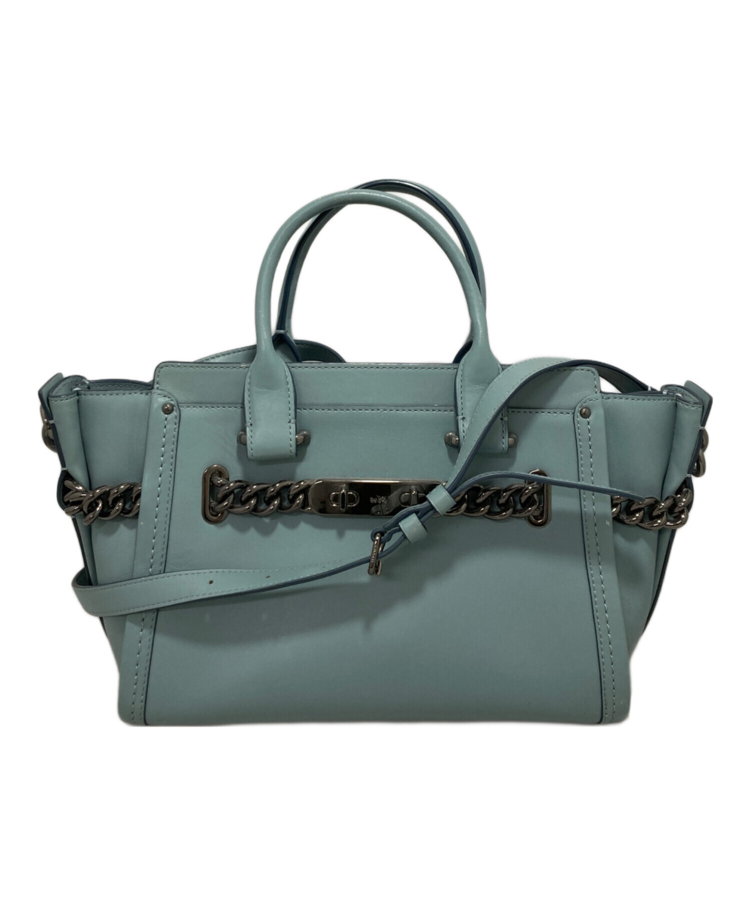 Coach 2way coach ショルダーバッグ ブルー COACH 2WAY ミニショルダー