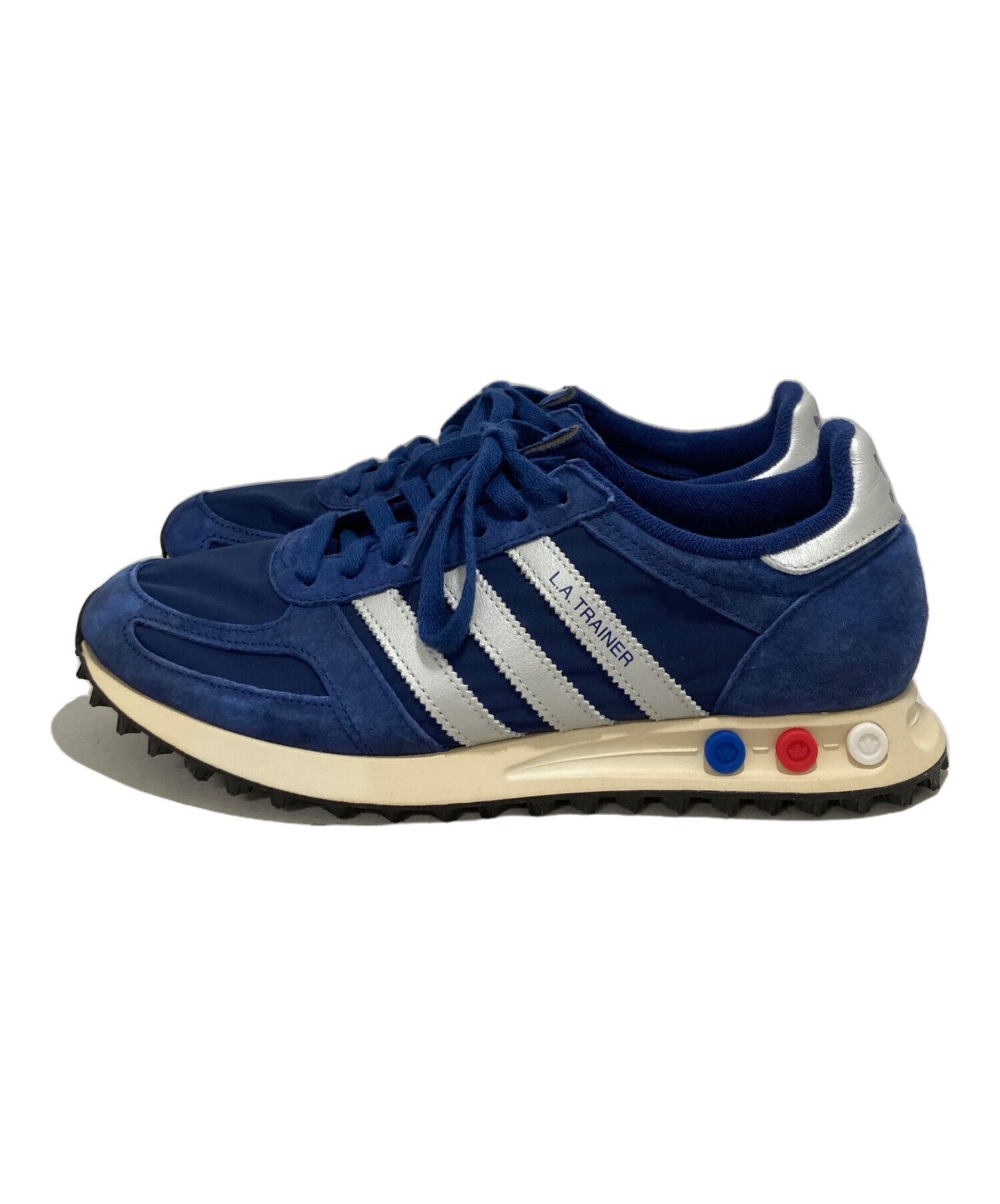 中古・古着通販】adidas (アディダス) スニーカー ブルー サイズ:28 