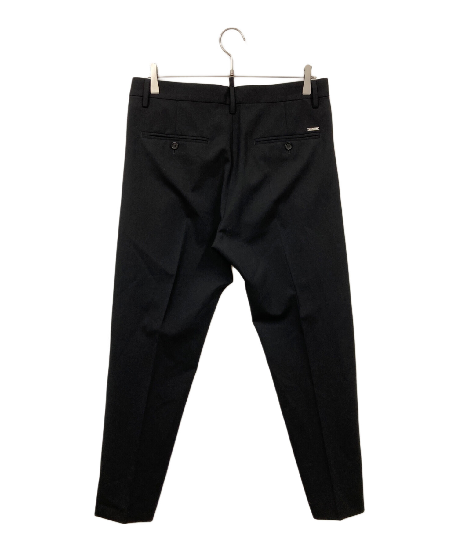 中古・古着通販】DSQUARED2 (ディースクエアード) スラックス ブラック