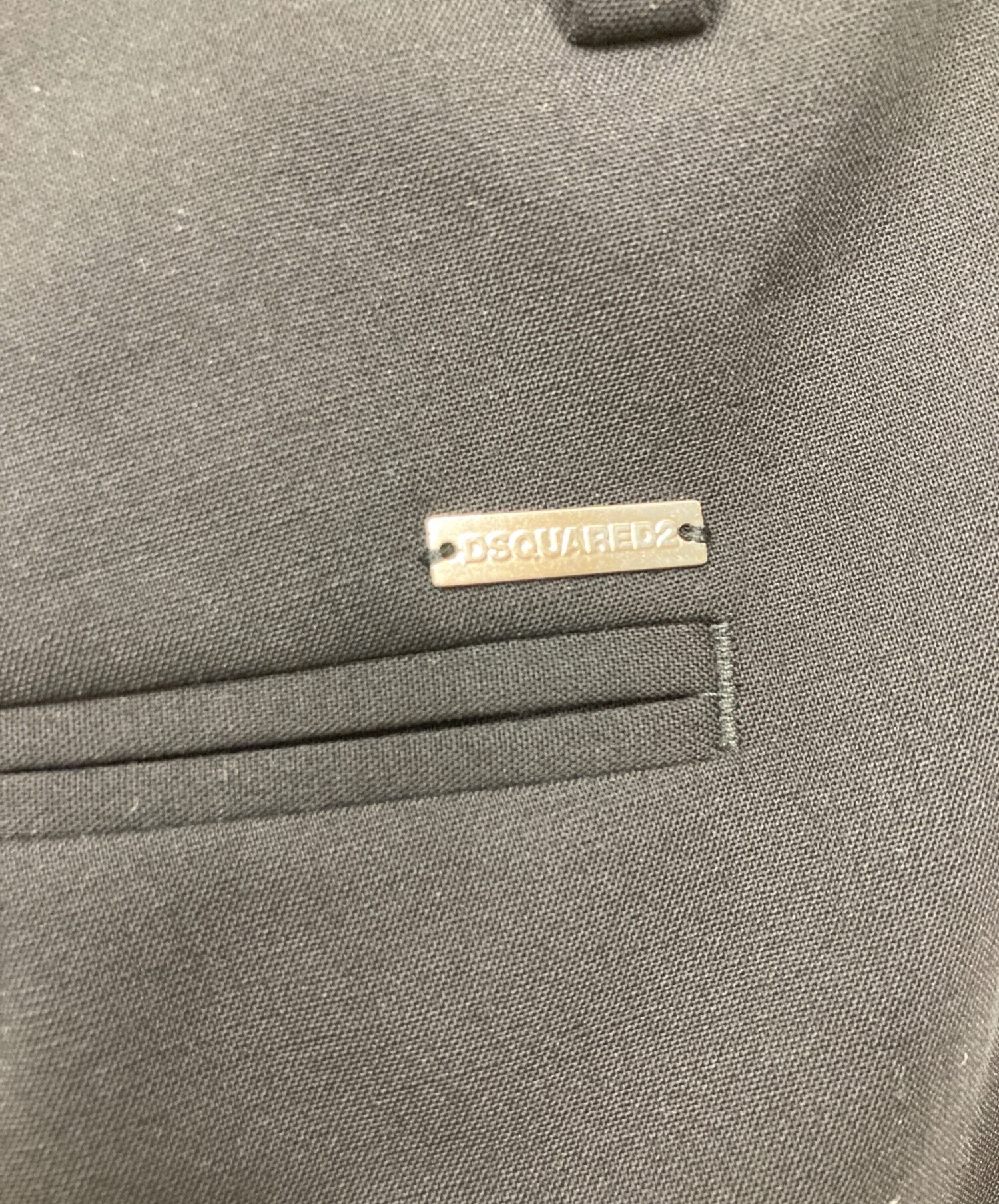 中古・古着通販】DSQUARED2 (ディースクエアード) スラックス ブラック