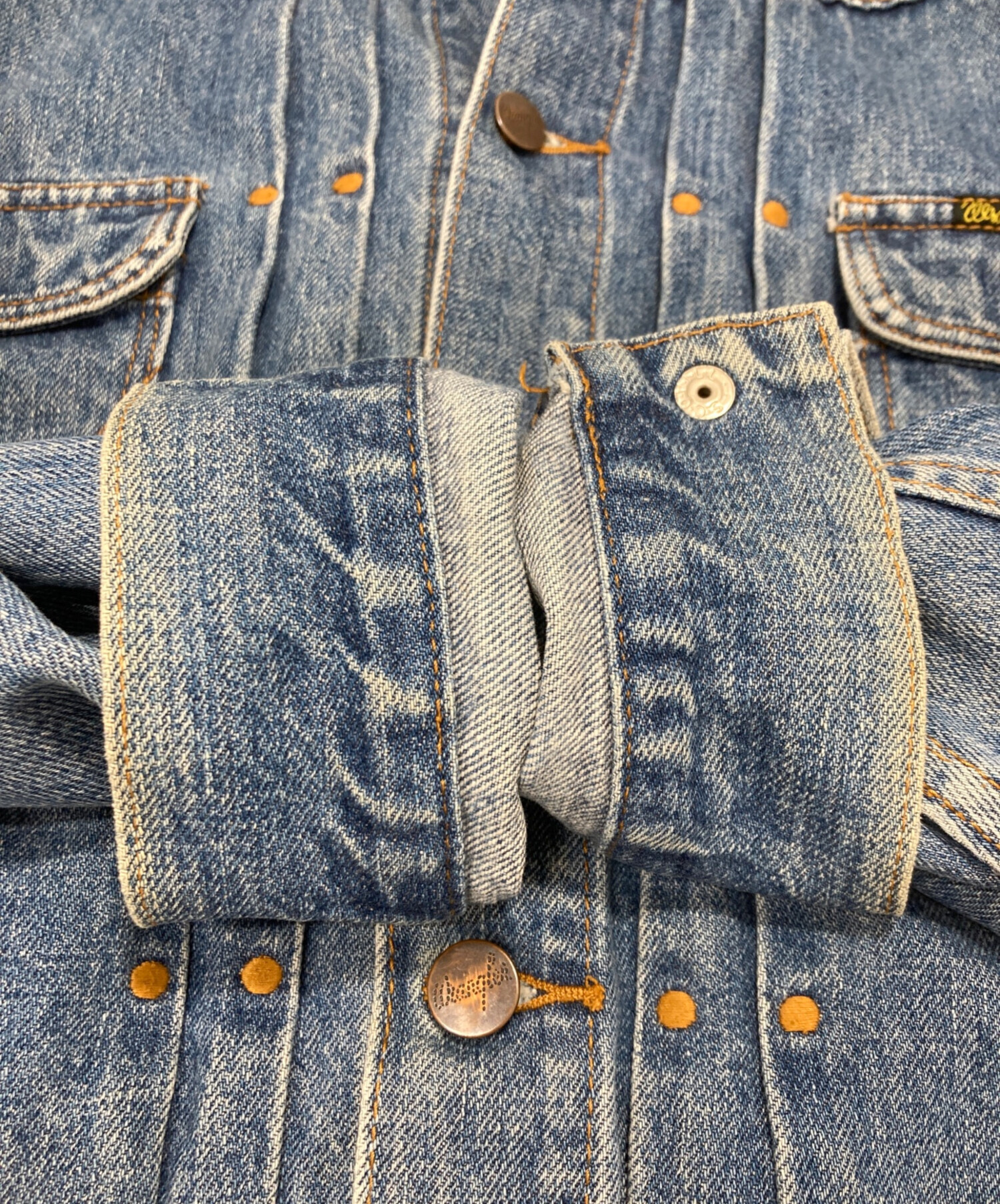 中古・古着通販】Wrangler (ラングラー) デニムジャケット ブルー