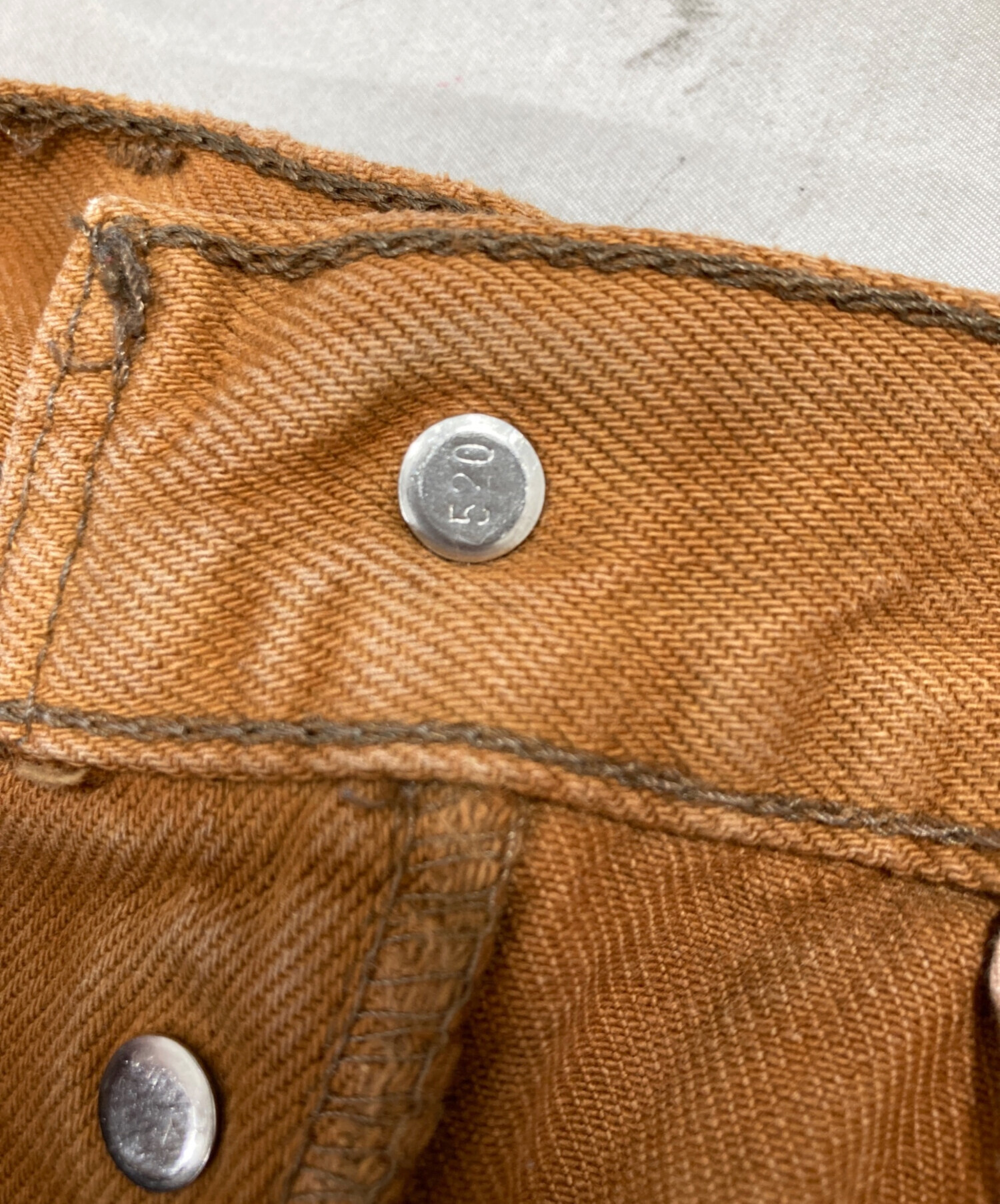 中古・古着通販】LEVI'S (リーバイス) 501デニムパンツ ブラウン