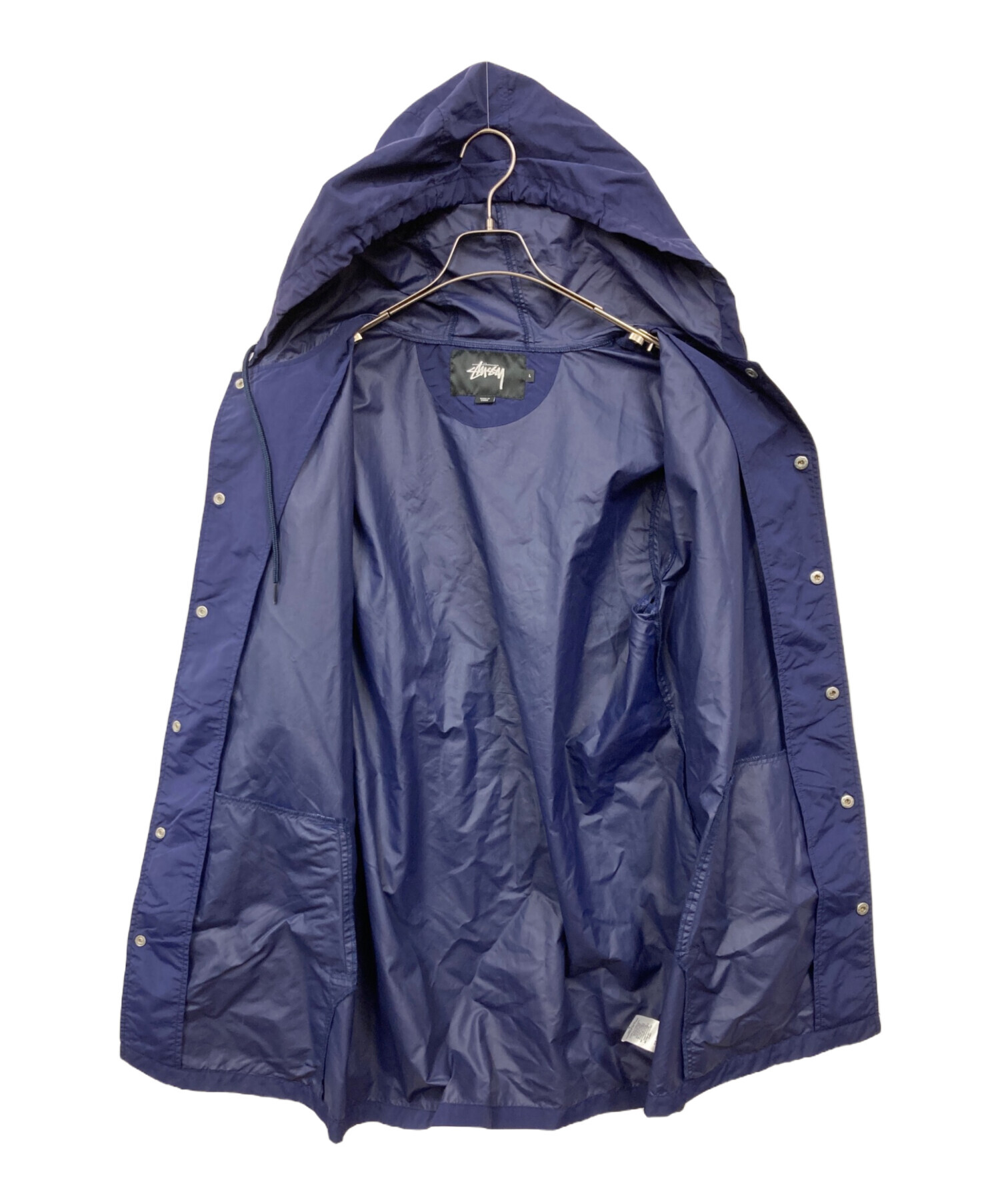 中古・古着通販】stussy (ステューシー) ナイロンジャケット ネイビー 