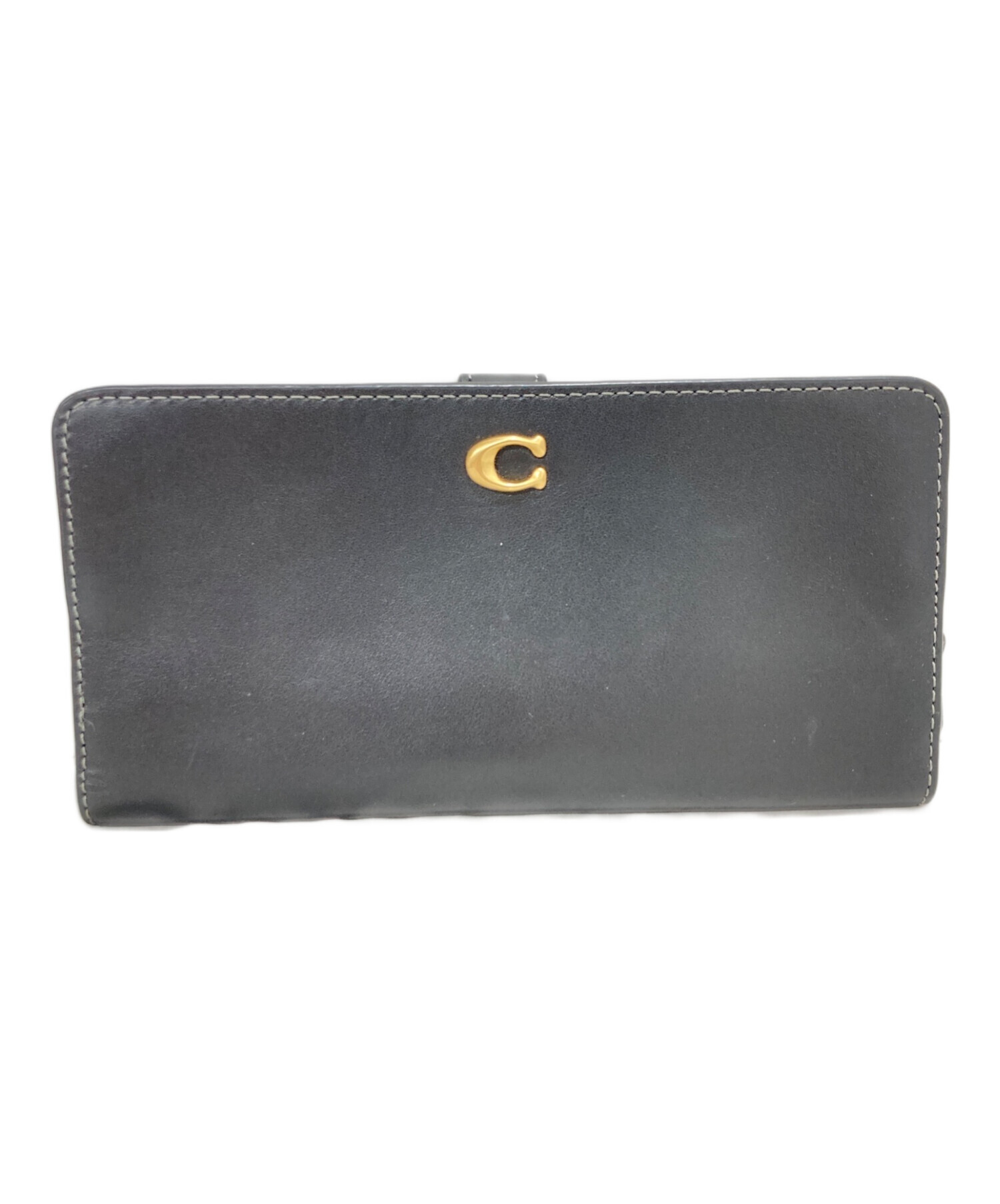 中古・古着通販】COACH (コーチ) 長財布 ブラック｜ブランド・古着通販