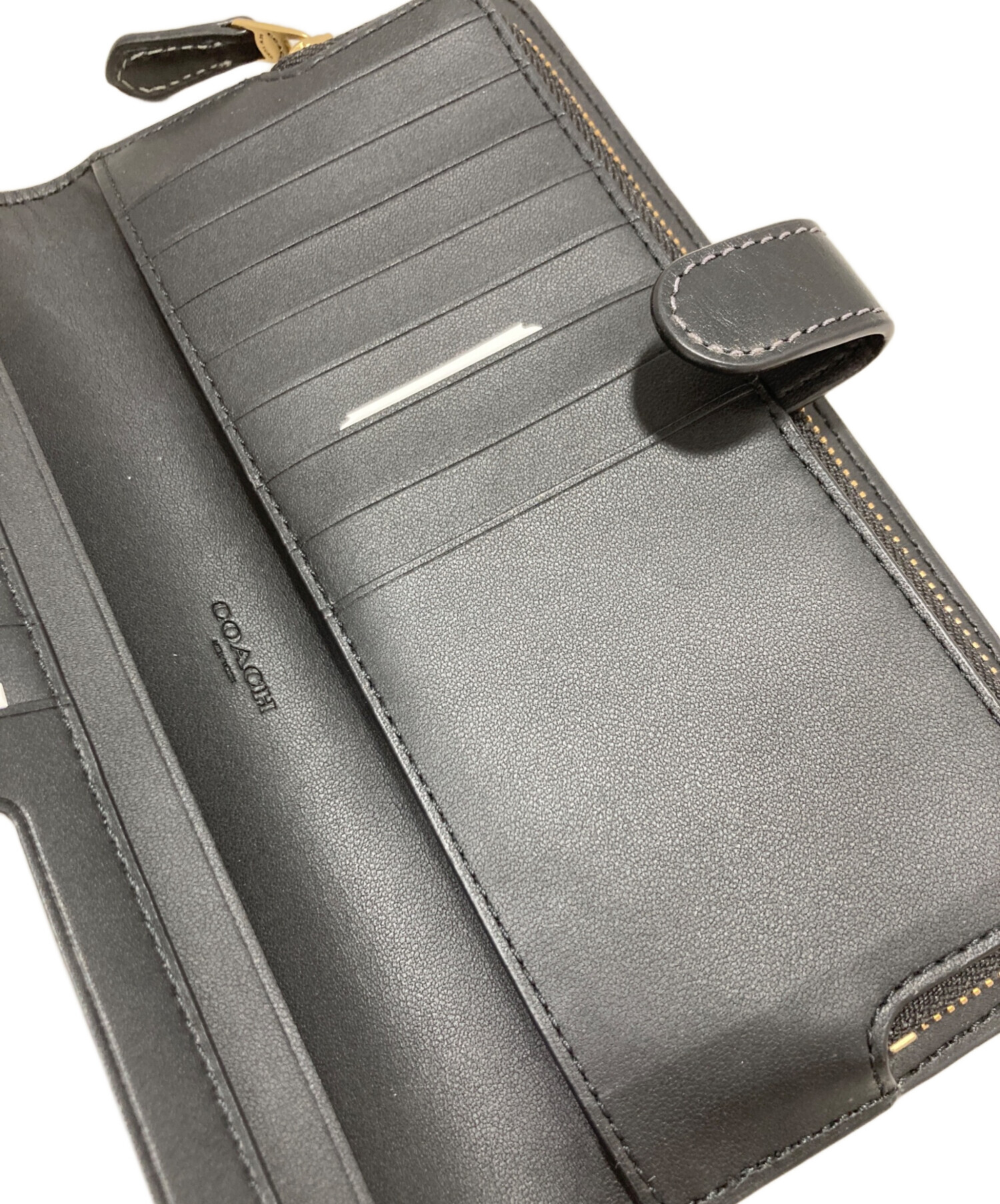 中古・古着通販】COACH (コーチ) 長財布 ブラック｜ブランド・古着通販 