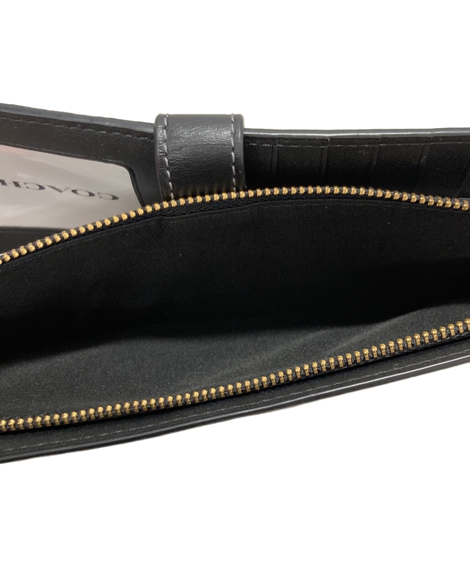 中古・古着通販】COACH (コーチ) 長財布 ブラック｜ブランド・古着通販