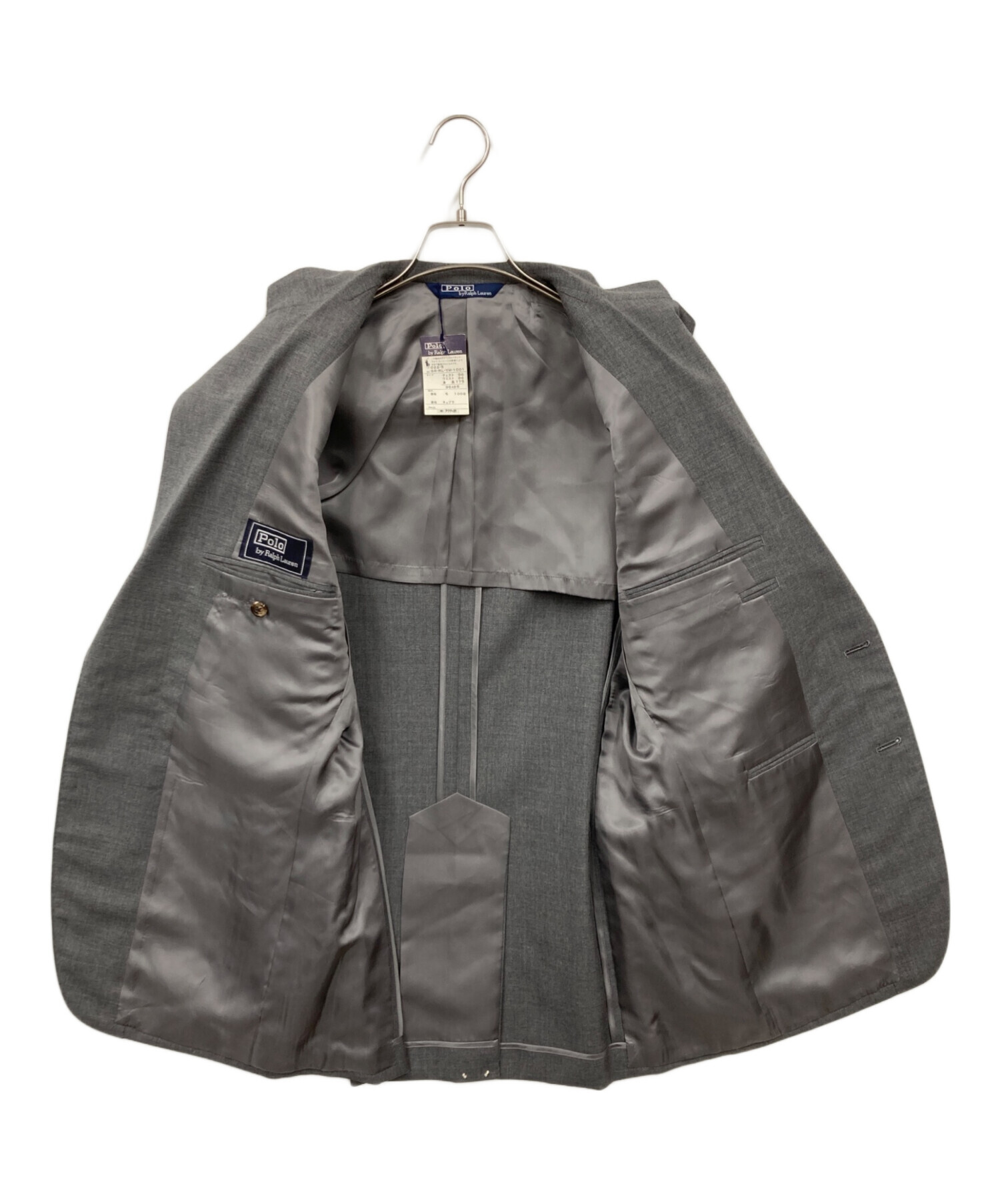 デッドストック!？ラルフローレン★チャコールグレー　XL◎スーツセットアップ★ 中古・古着通販】POLO RALPH LAUREN (ポロ・ラルフローレン