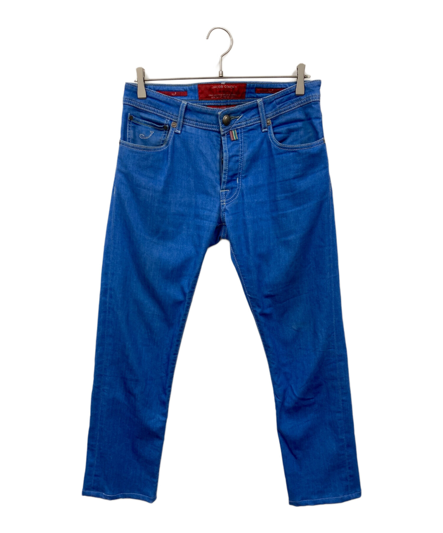 中古・古着通販】JACOB COHEN (ヤコブコーエン) デニムパンツ ブルー 