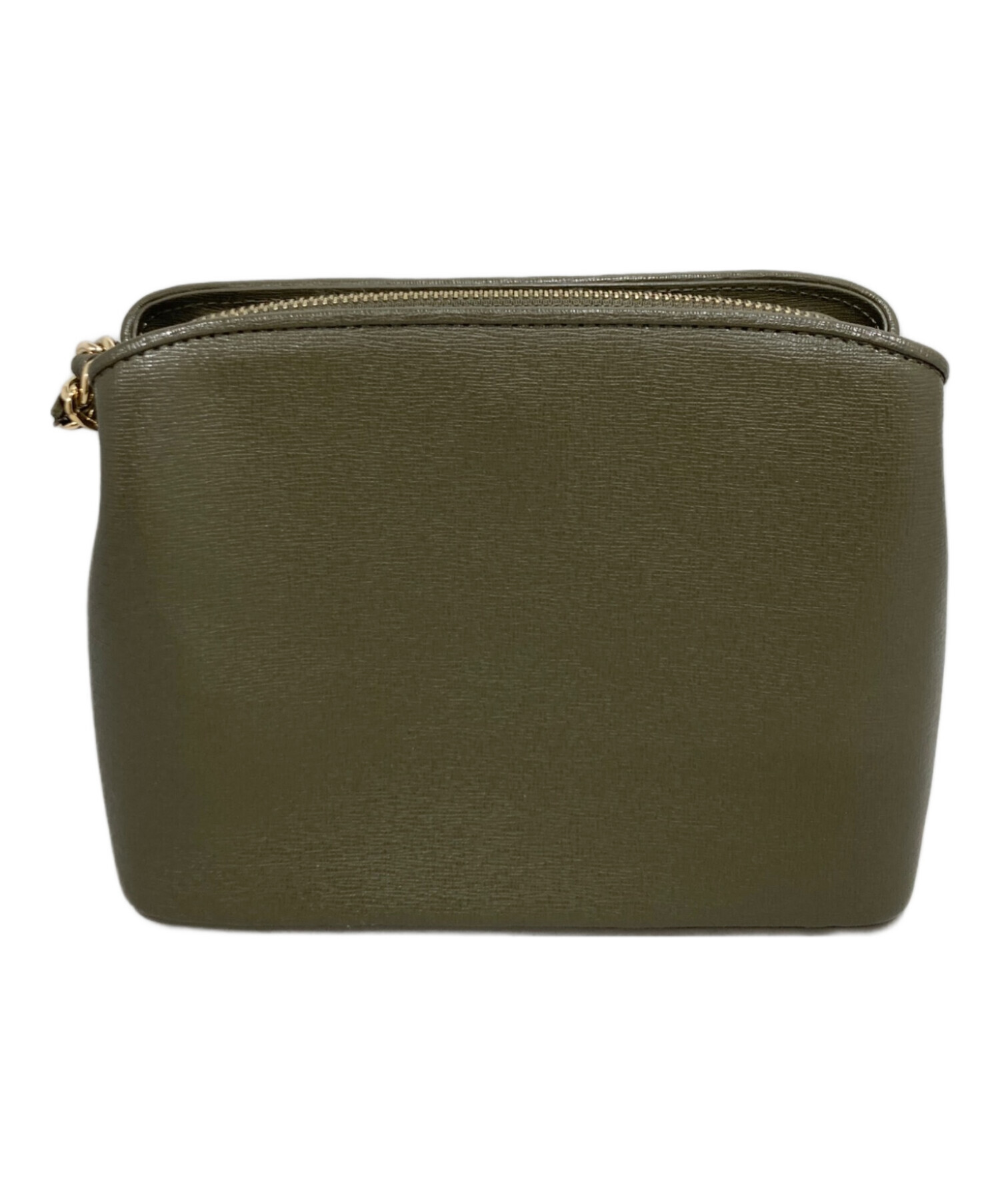 中古・古着通販】FURLA (フルラ) ショルダーバッグ カーキ｜ブランド