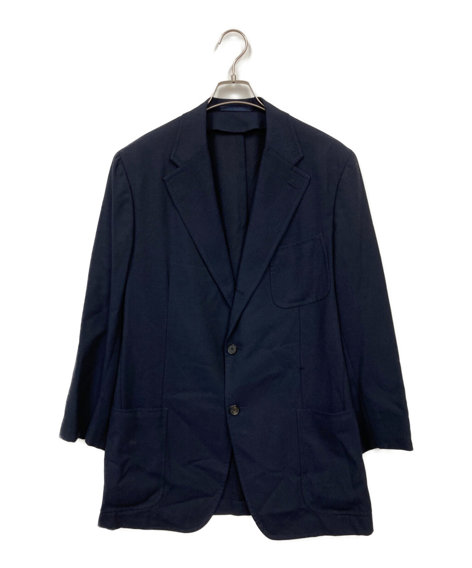 中古・古着通販】ISAIA (イザイア) テーラードジャケット ネイビー
