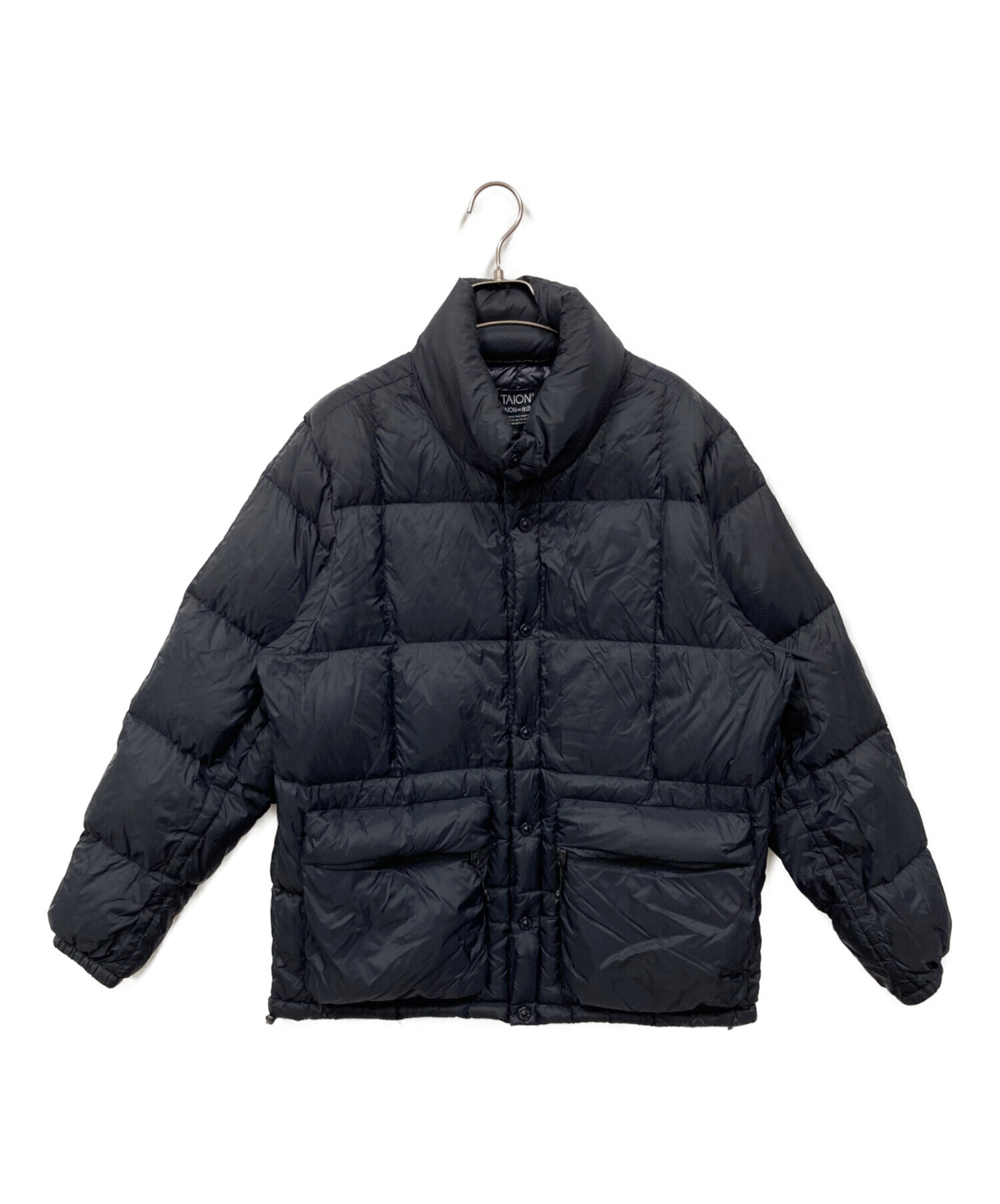 中古・古着通販】TAION (タイオン) 800FLP DOWN JACKET ブラック