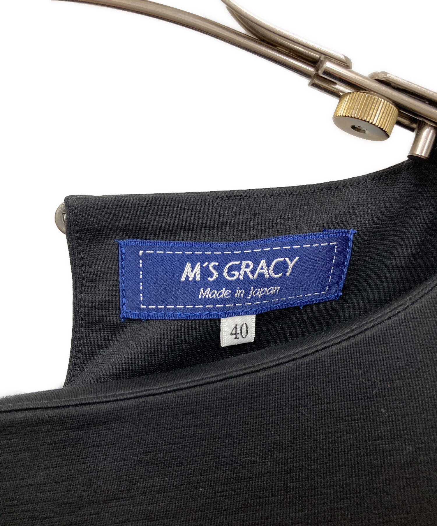 未使用タグ付き✨M'S GRACY エムズグレイシー　ティアードブラウス　リボン 中古・古着通販】M'S GRACY (エムズグレイシー) 袖ボリューム リボン